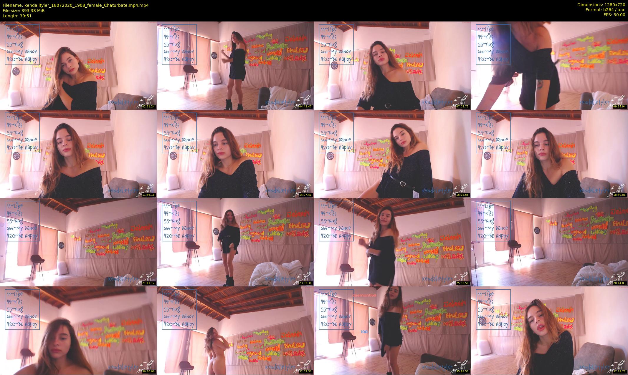 kendalltyler — 40 minute Chaturbate female cam show recording, 720p, Jul 18, 2020