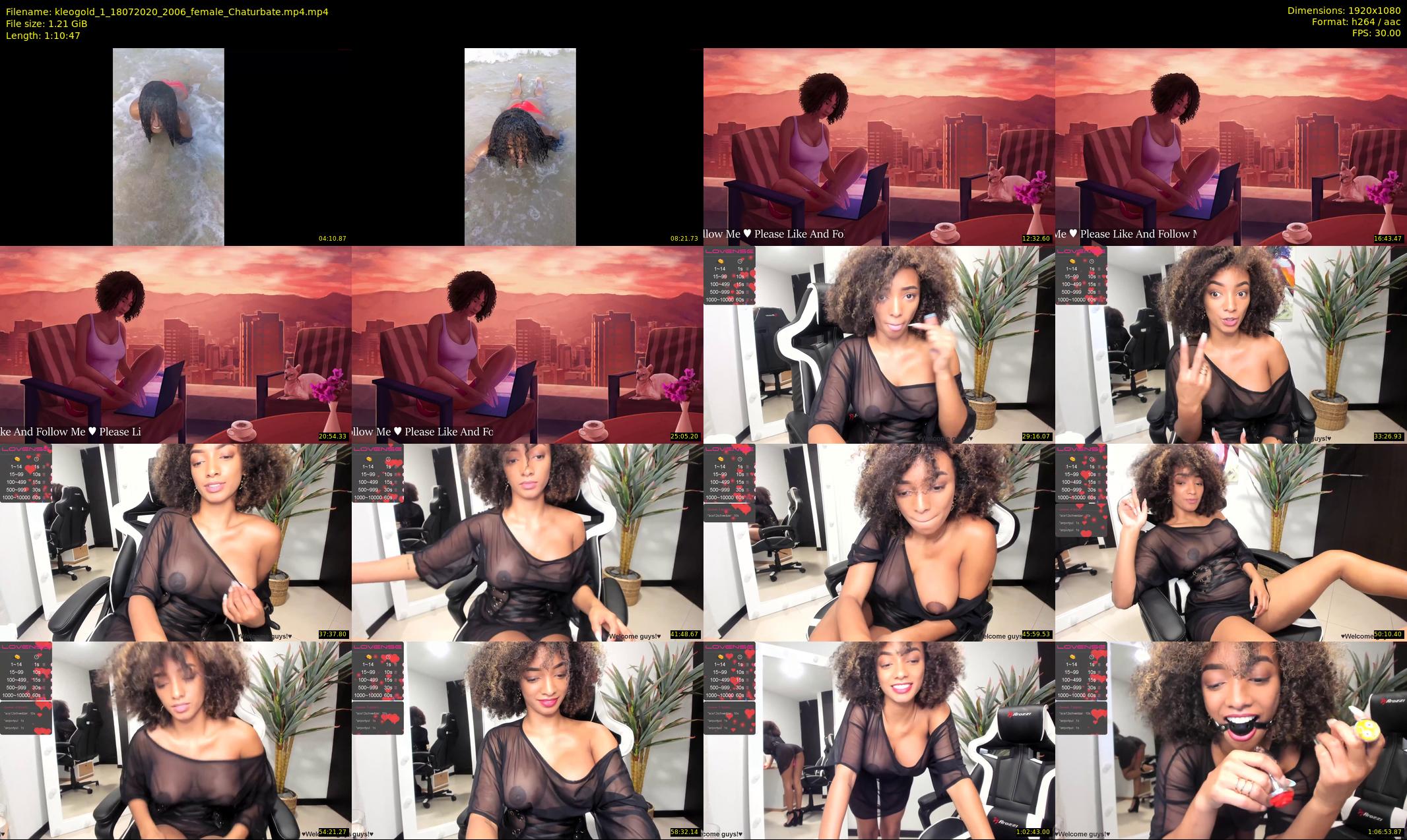kleogold_1 — 71 minute Chaturbate female cam show recording, 1080p, Jul 18, 2020
