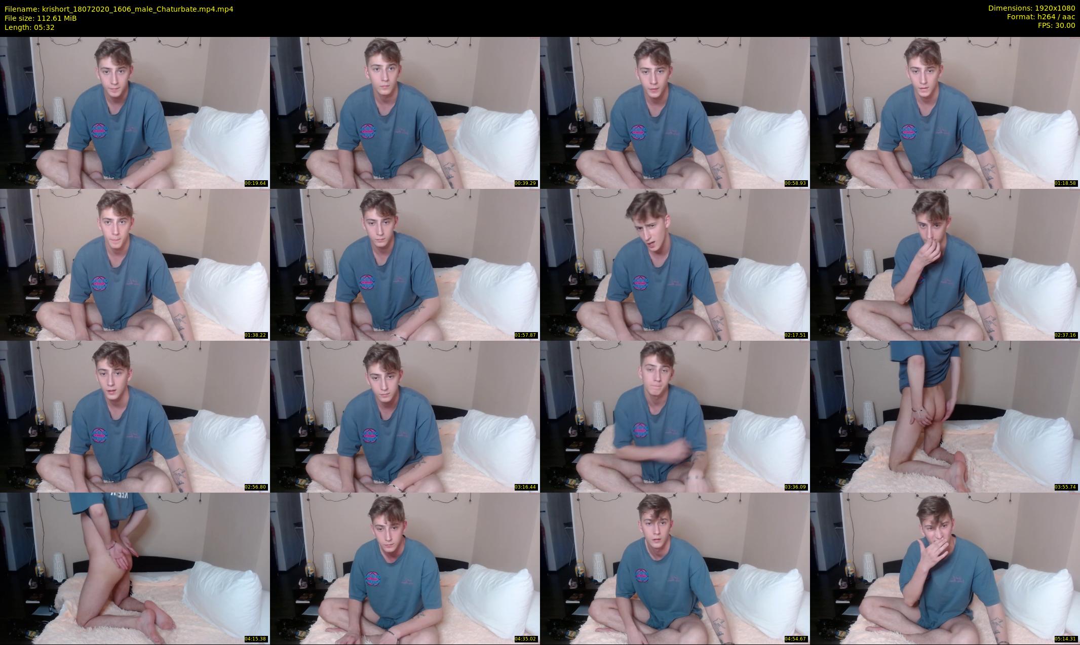 krishort — 6 minute Chaturbate male cam show recording, 1080p, Jul 18, 2020