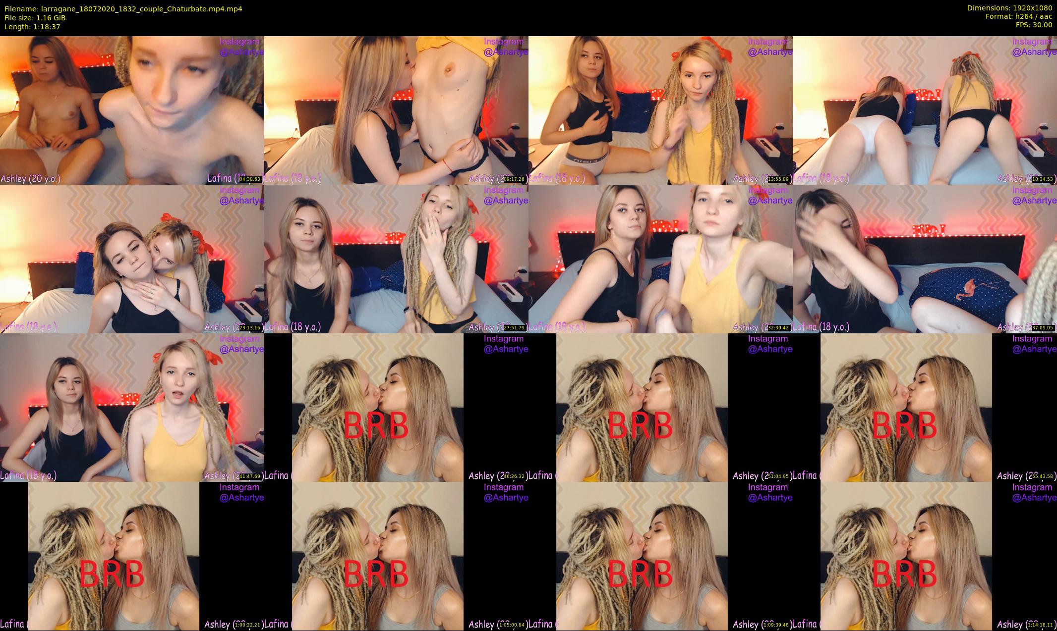 larragane — 79 minute Chaturbate couple cam show recording, 1080p, Jul 18, 2020