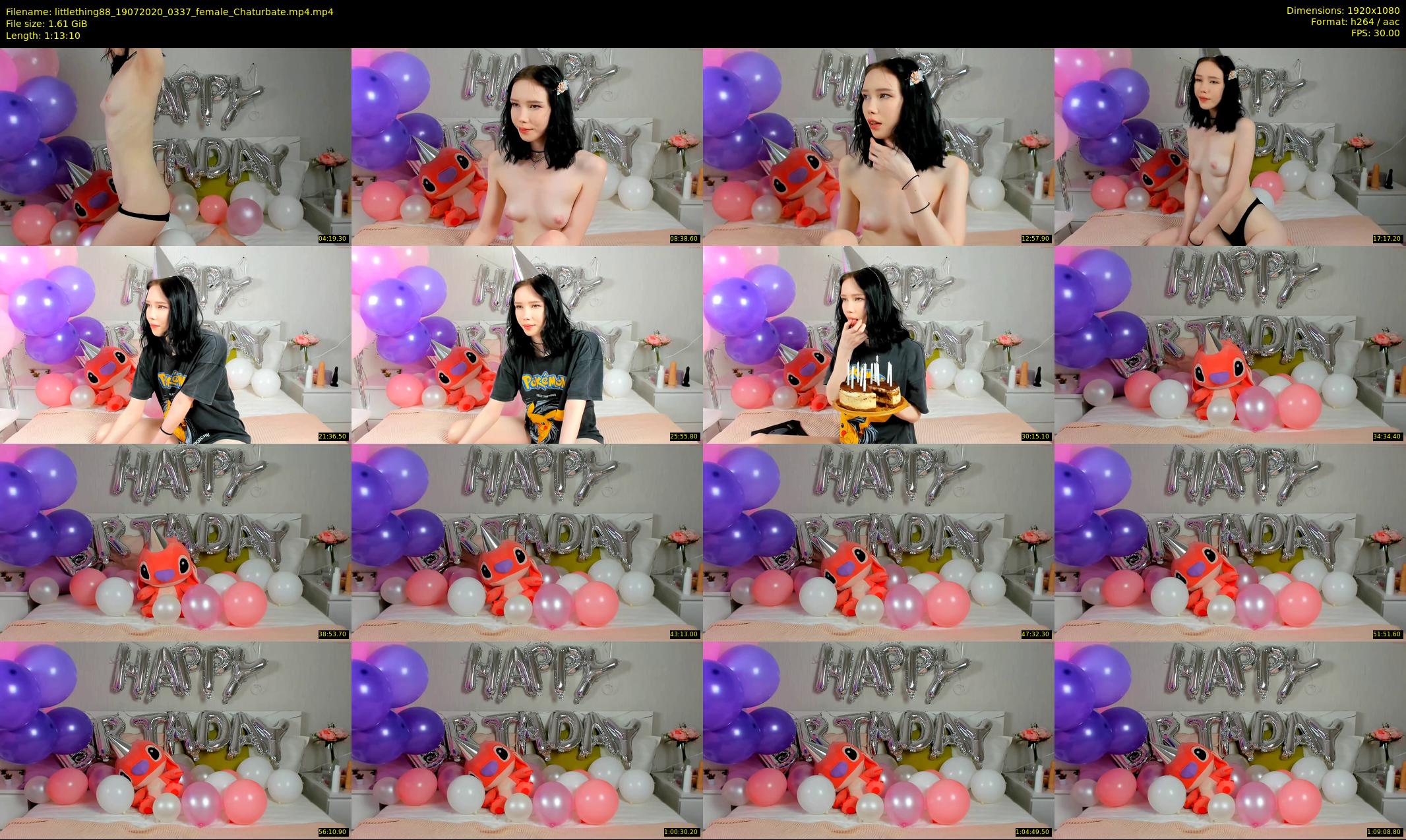 littlething88 — 74 minute Chaturbate female cam show recording, 1080p, Jul 19, 2020
