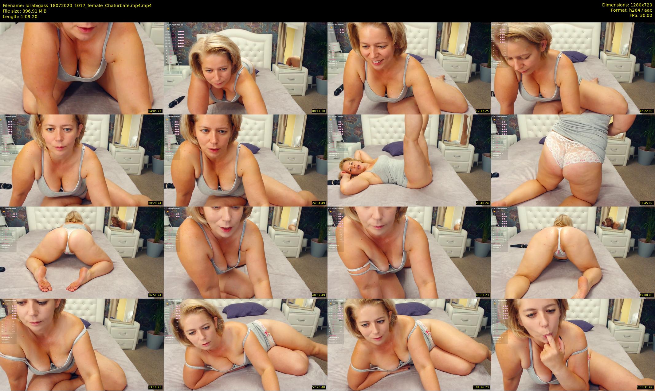 lorabigass — 70 minute Chaturbate female cam show recording, 720p, Jul 18, 2020