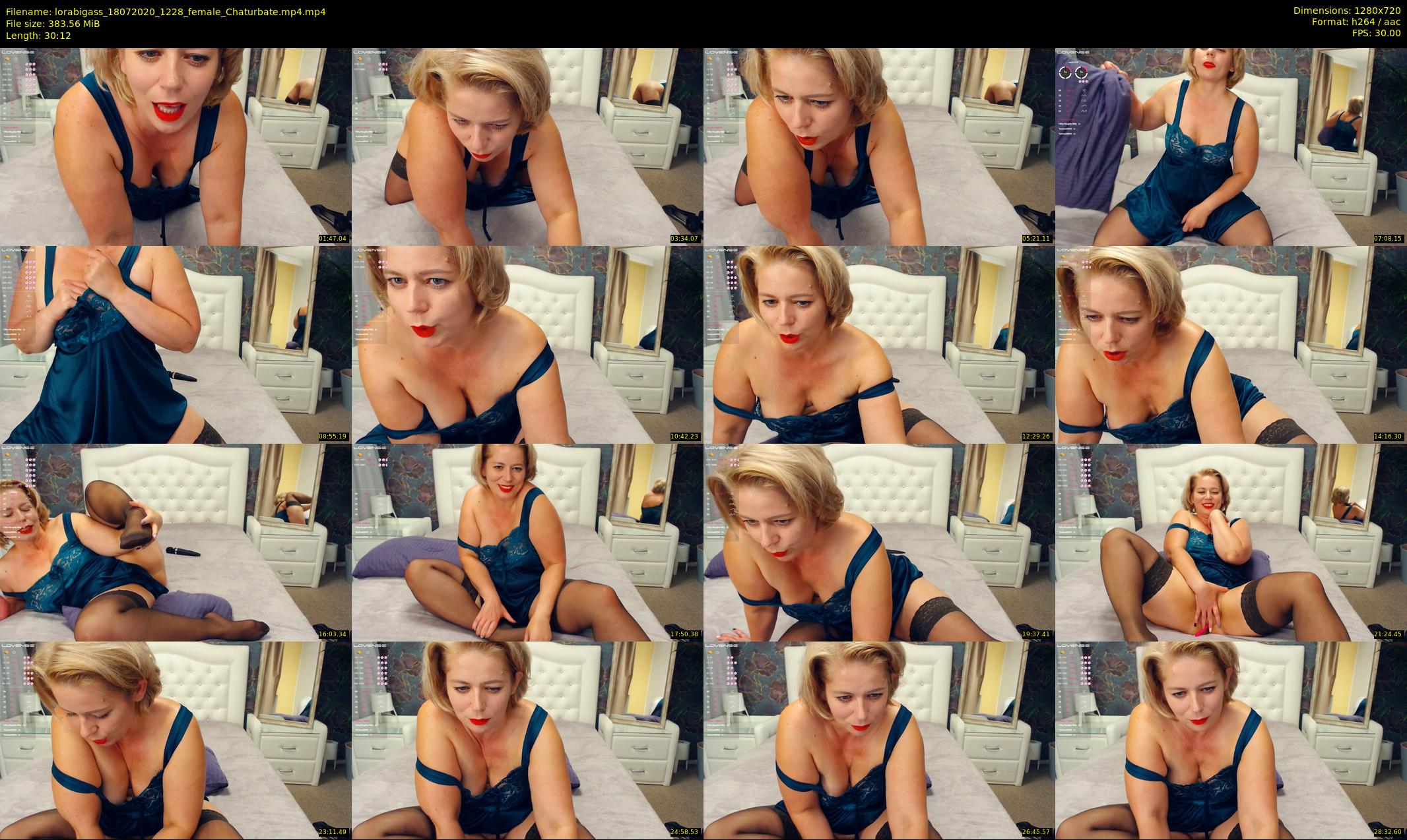 lorabigass — 31 minute Chaturbate female cam show recording, 720p, Jul 18, 2020