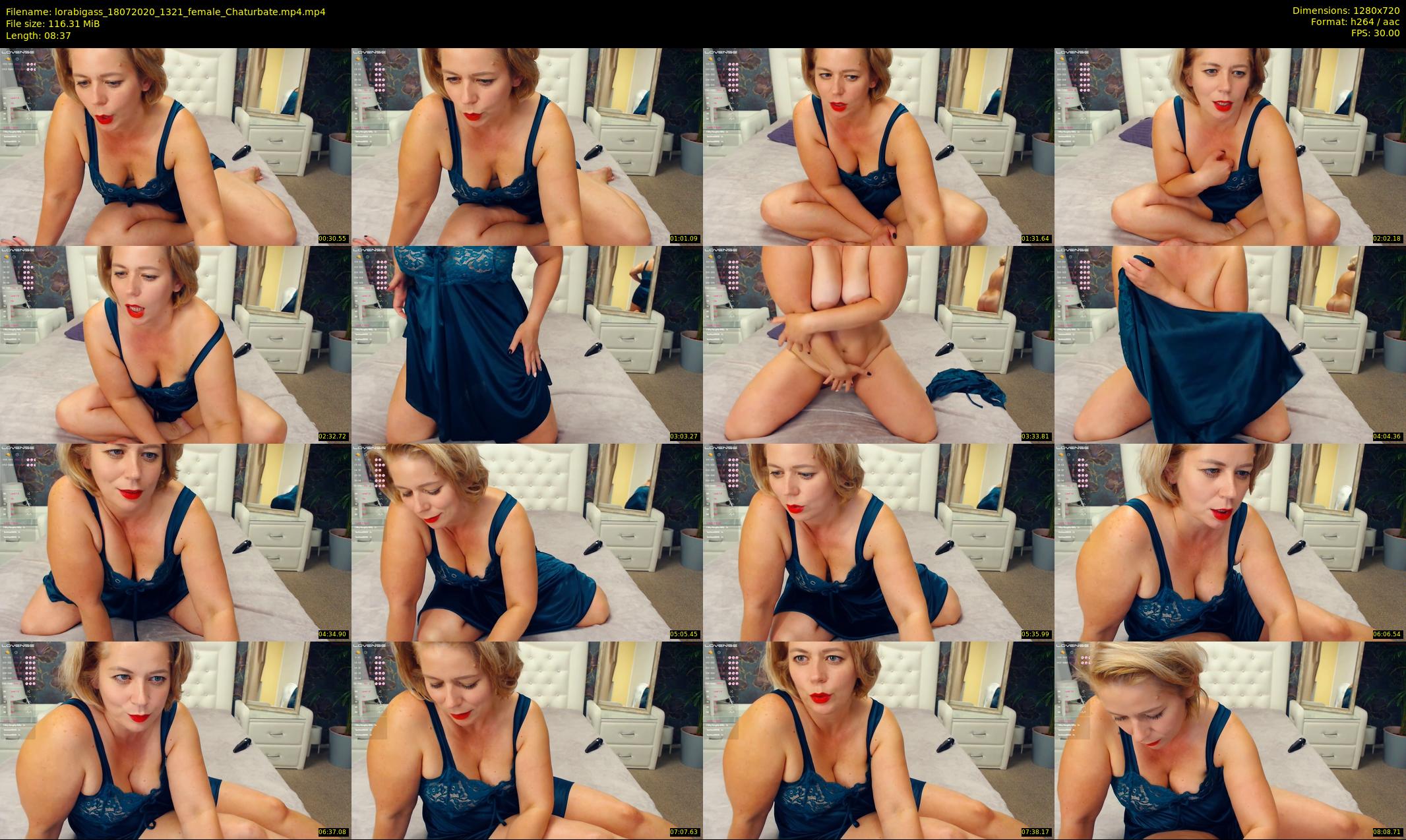 lorabigass — 9 minute Chaturbate female cam show recording, 720p, Jul 18, 2020