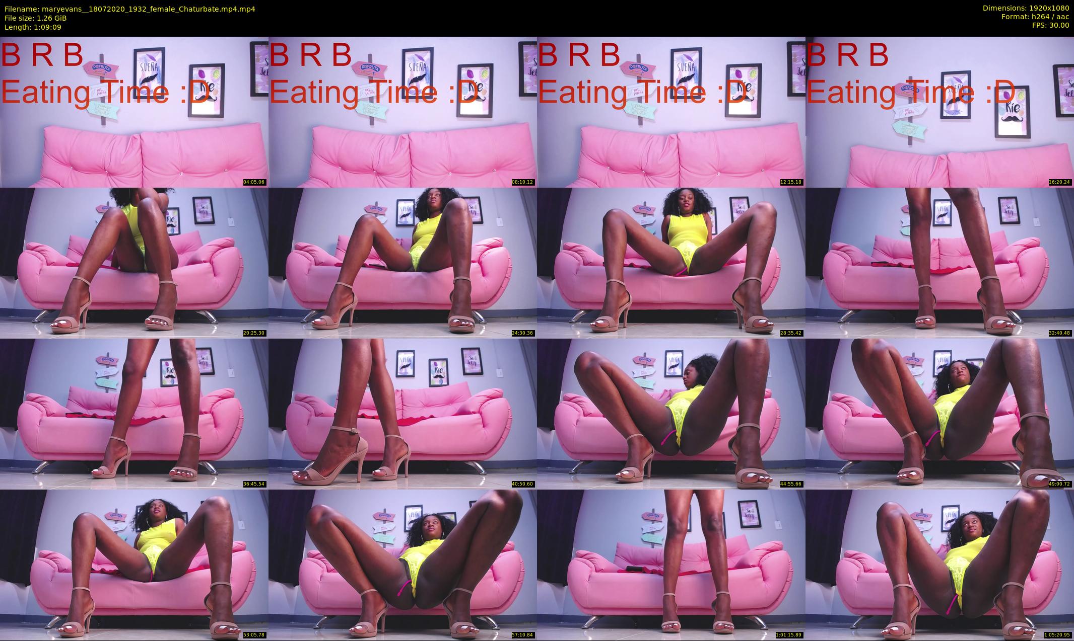 maryevans_ — 70 minute Chaturbate female cam show recording, 1080p, Jul 18, 2020