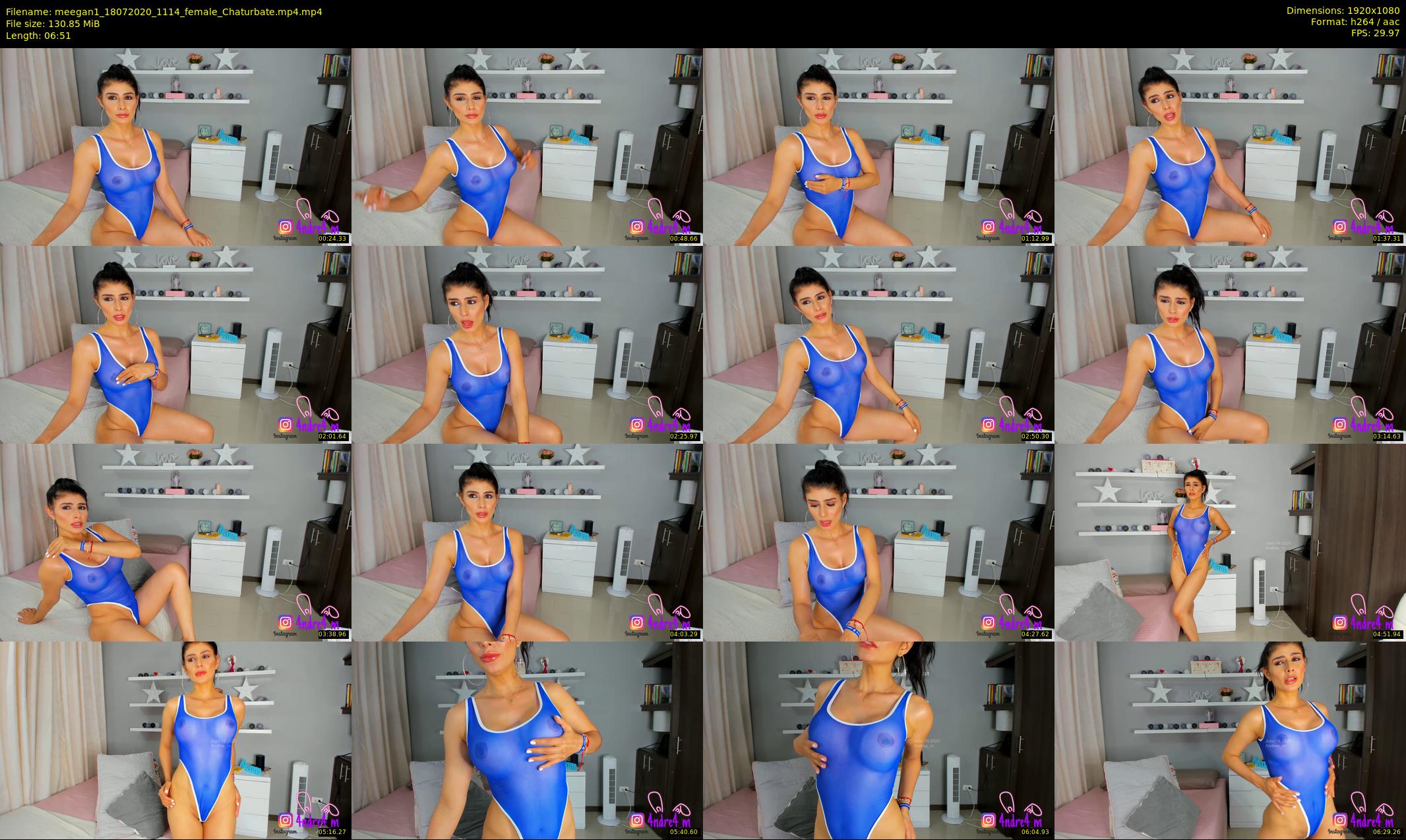 meegan1 — 7 minute Chaturbate female cam show recording, 1080p, Jul 18, 2020