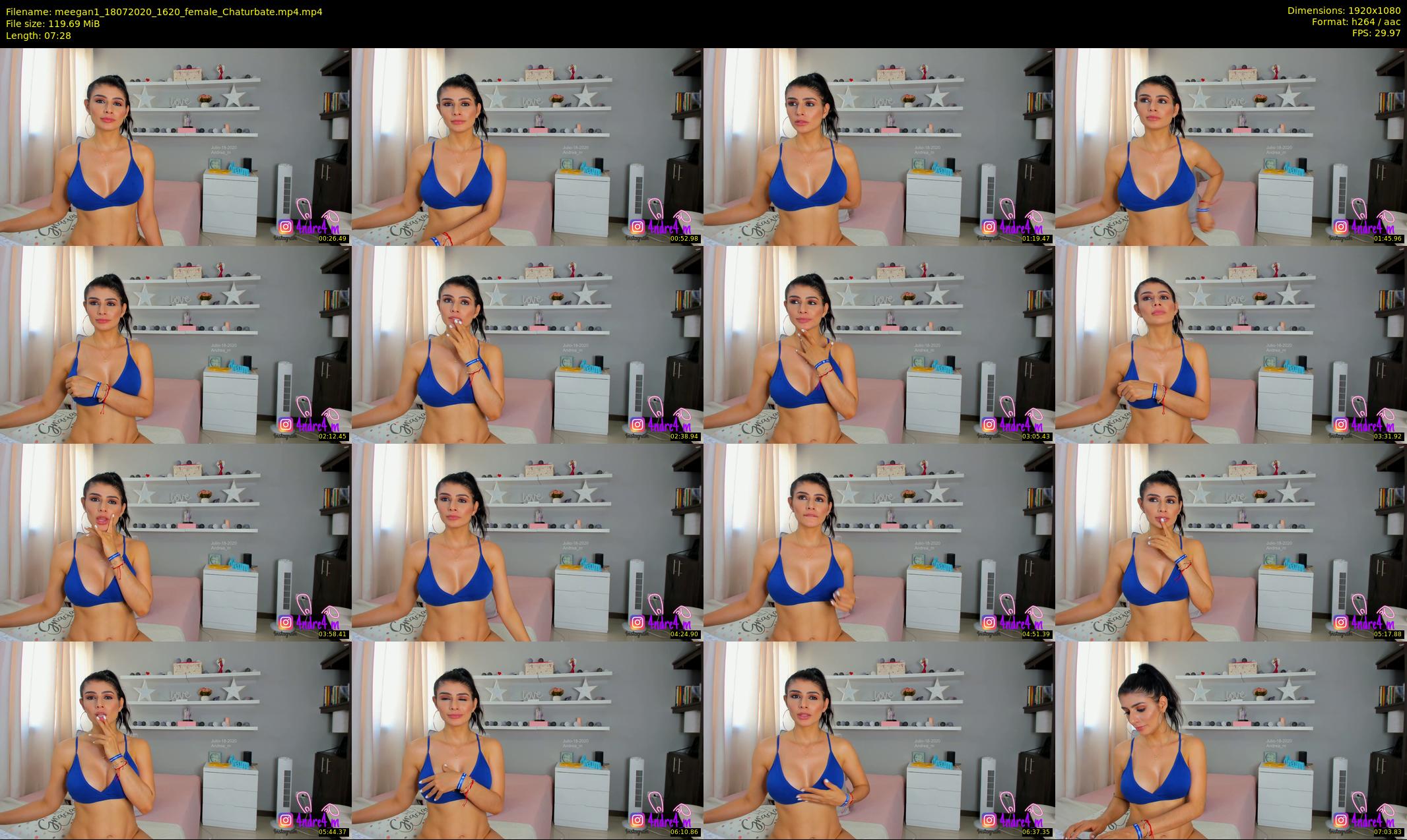 meegan1 — 8 minute Chaturbate female cam show recording, 1080p, Jul 18, 2020