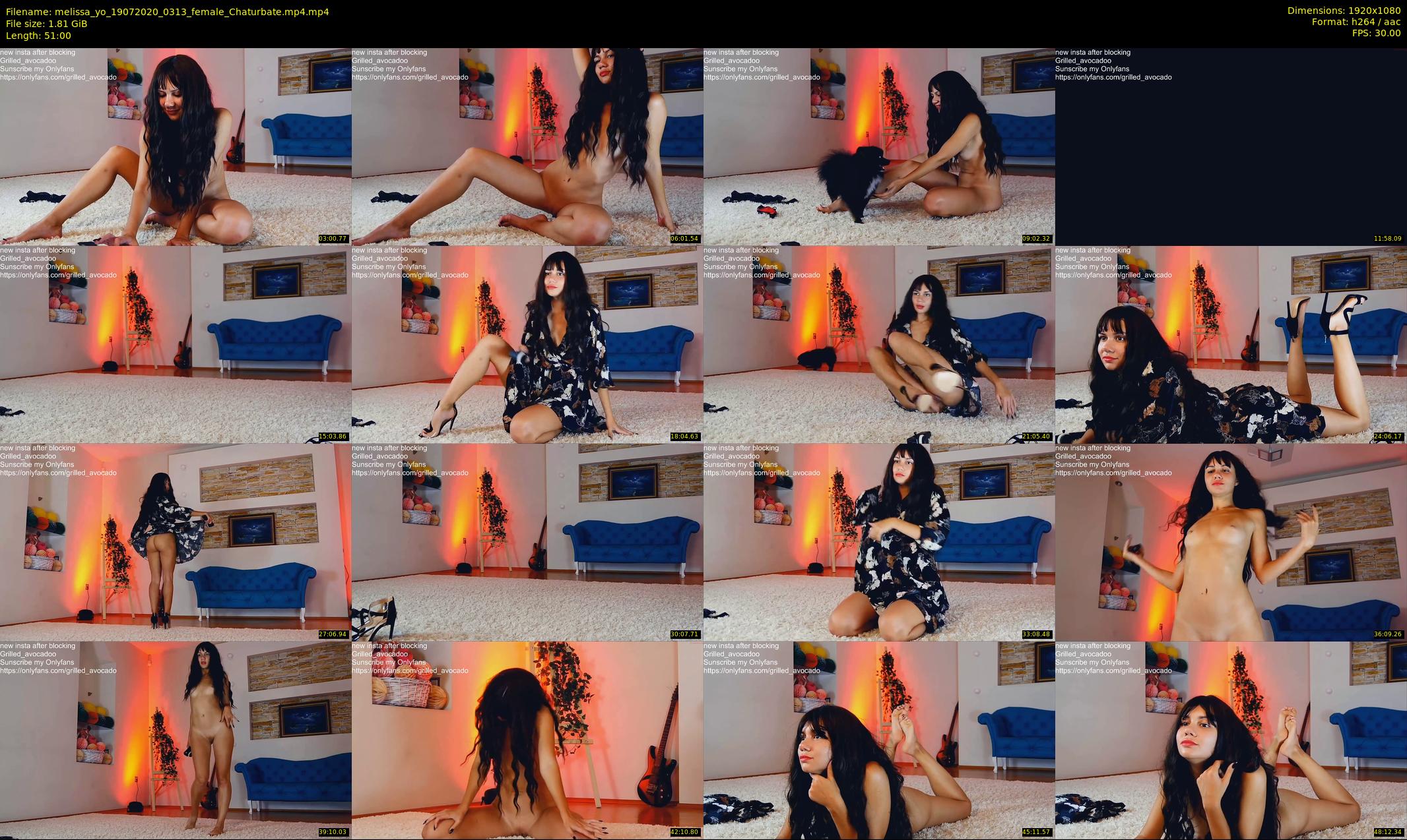 melissa_yo — 51 minute Chaturbate female cam show recording, 1080p, Jul 19, 2020