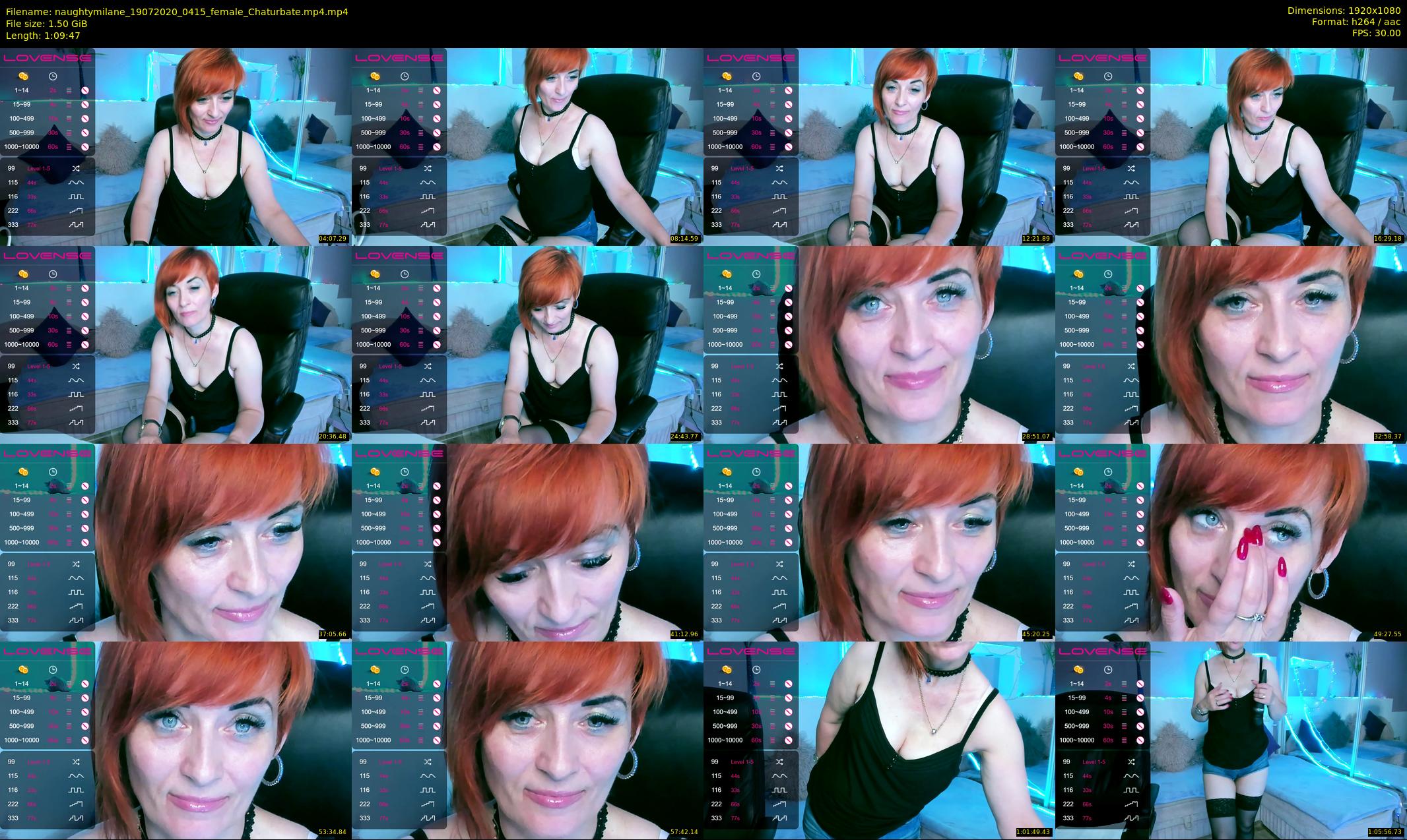 naughtymilane — 70 minute Chaturbate female cam show recording, 1080p, Jul 19, 2020