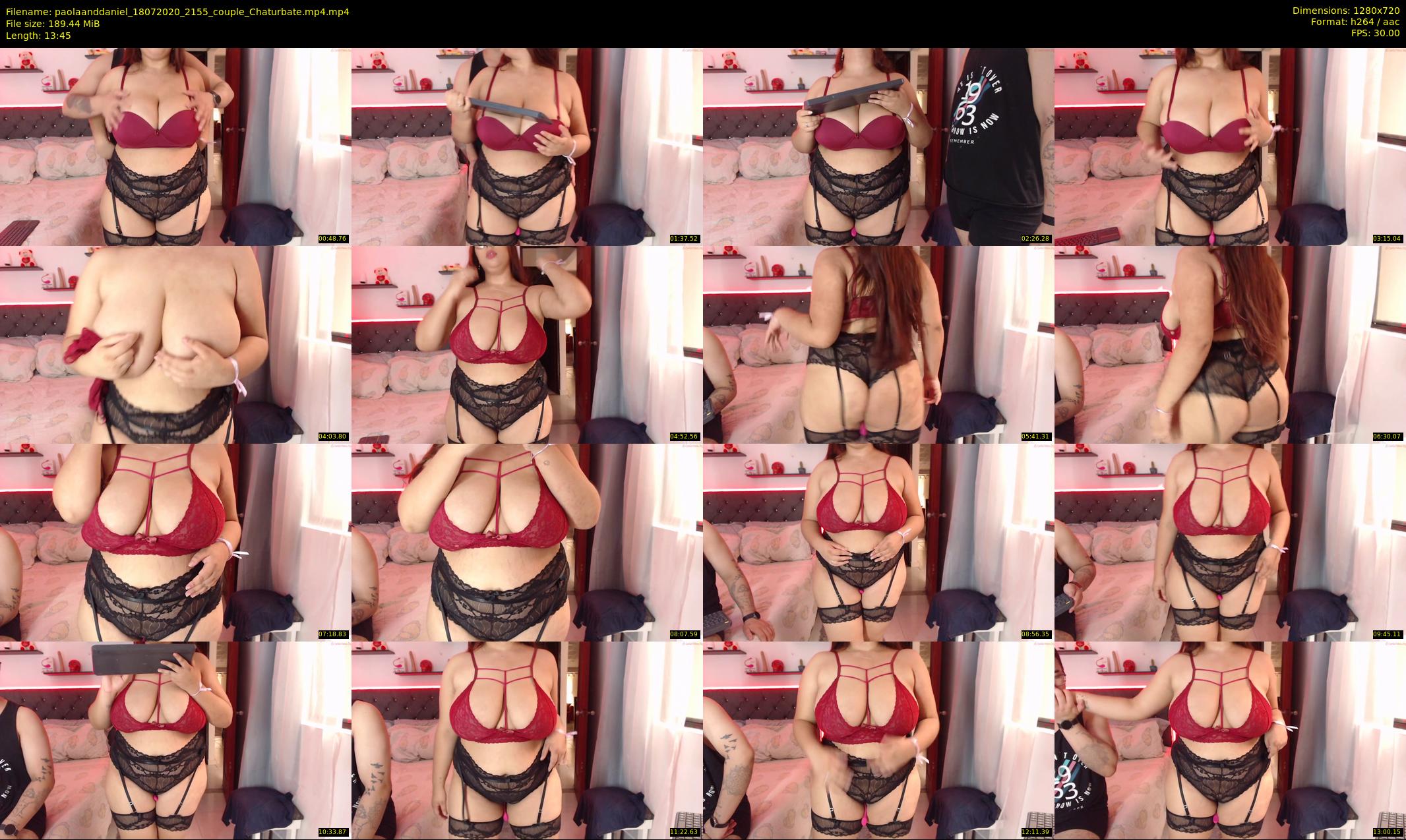 paolaanddaniel — 14 minute Chaturbate couple cam show recording, 720p, Jul 18, 2020