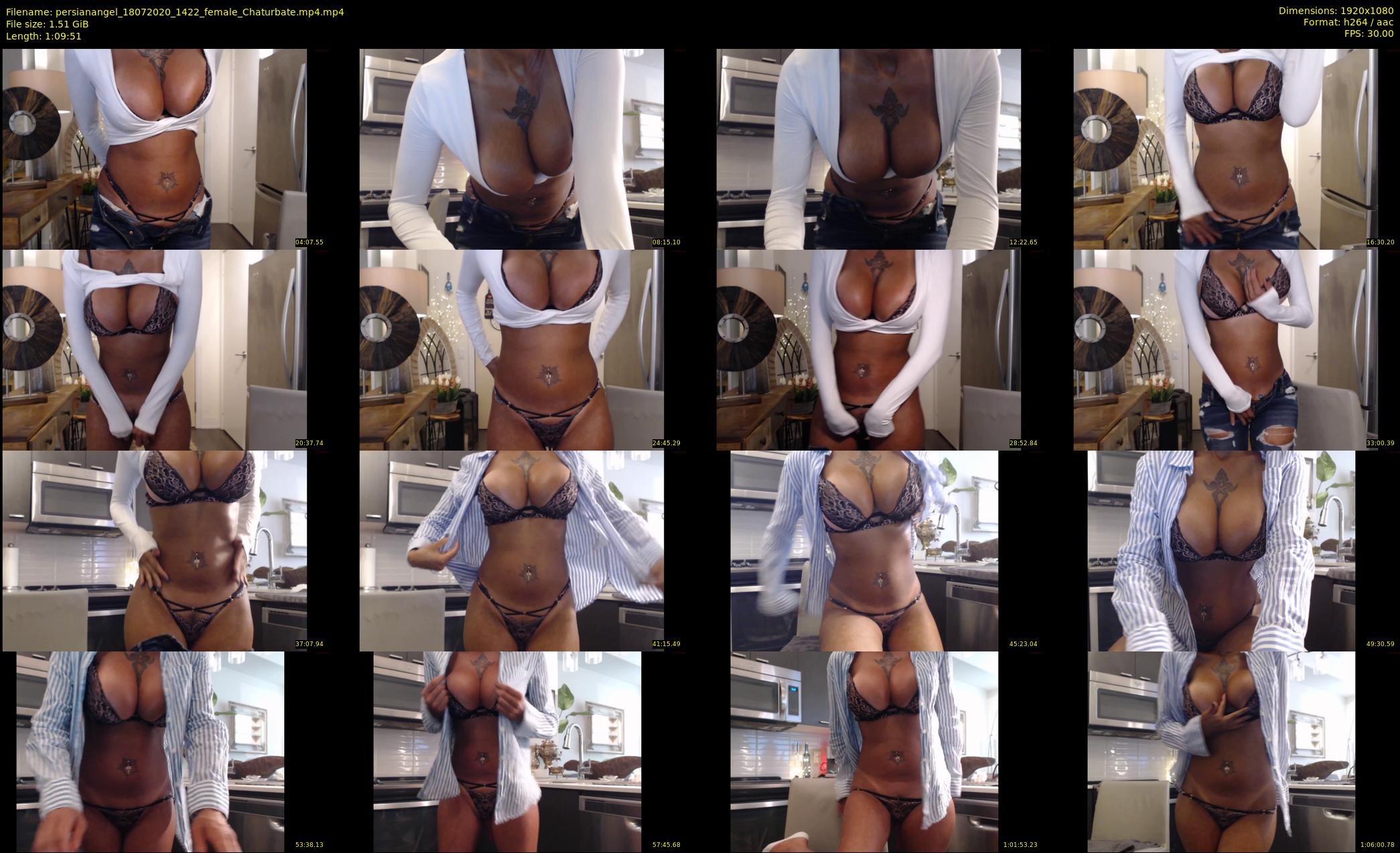 persianangel — 70 minute Chaturbate female cam show recording, 1080p, Jul 18, 2020