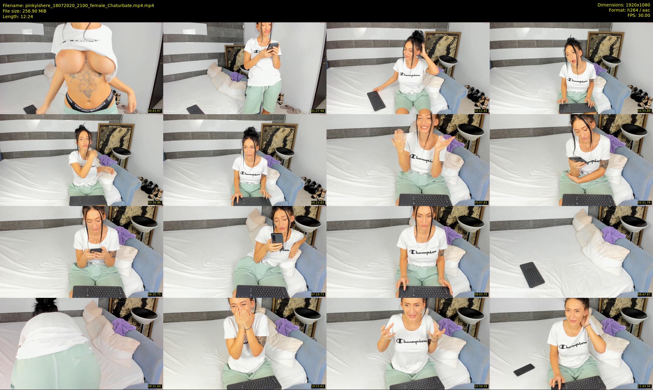 pinkyishere — 13 minute Chaturbate female cam show recording, 1080p, Jul 18, 2020