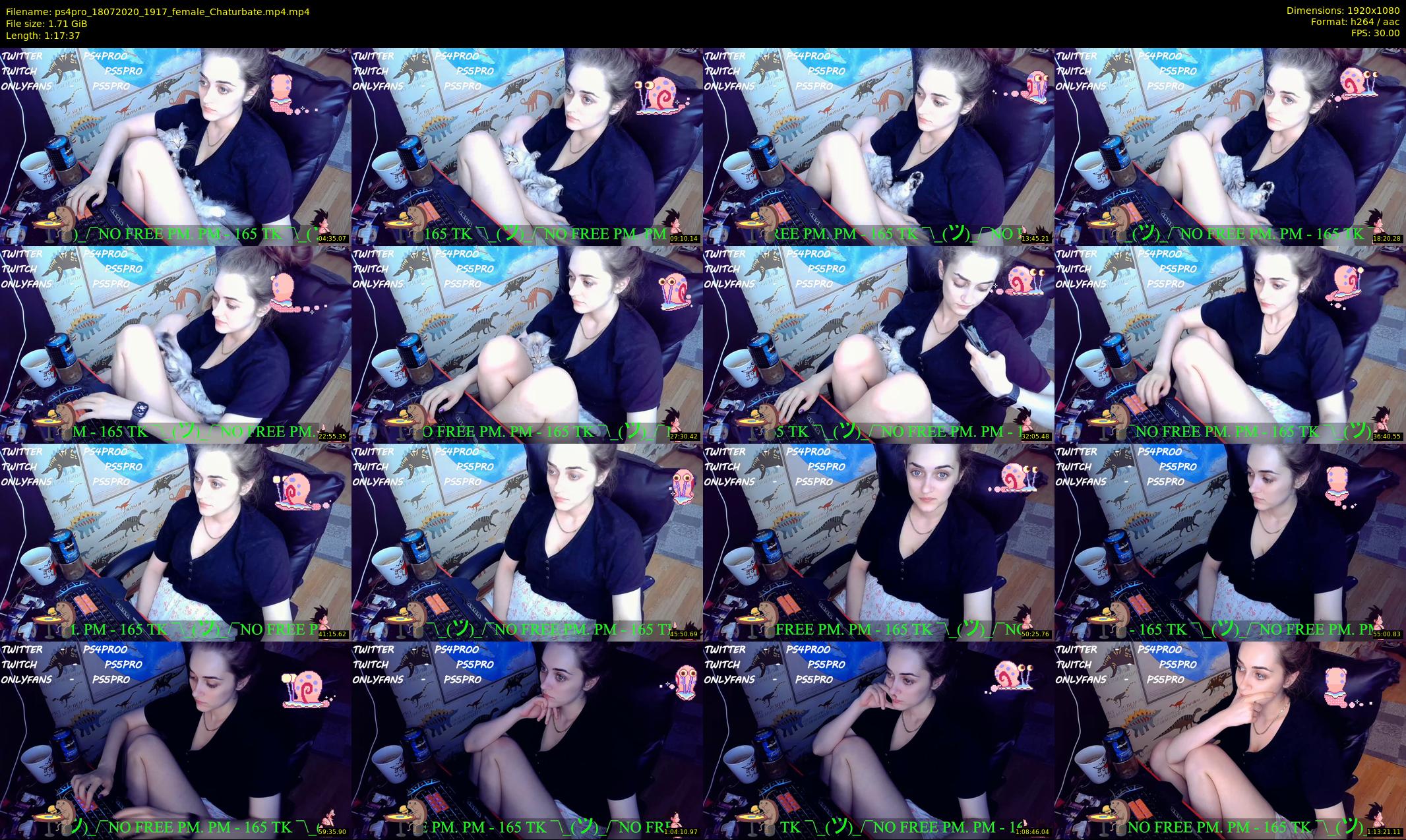 ps4pro — 78 minute Chaturbate female cam show recording, 1080p, Jul 18, 2020