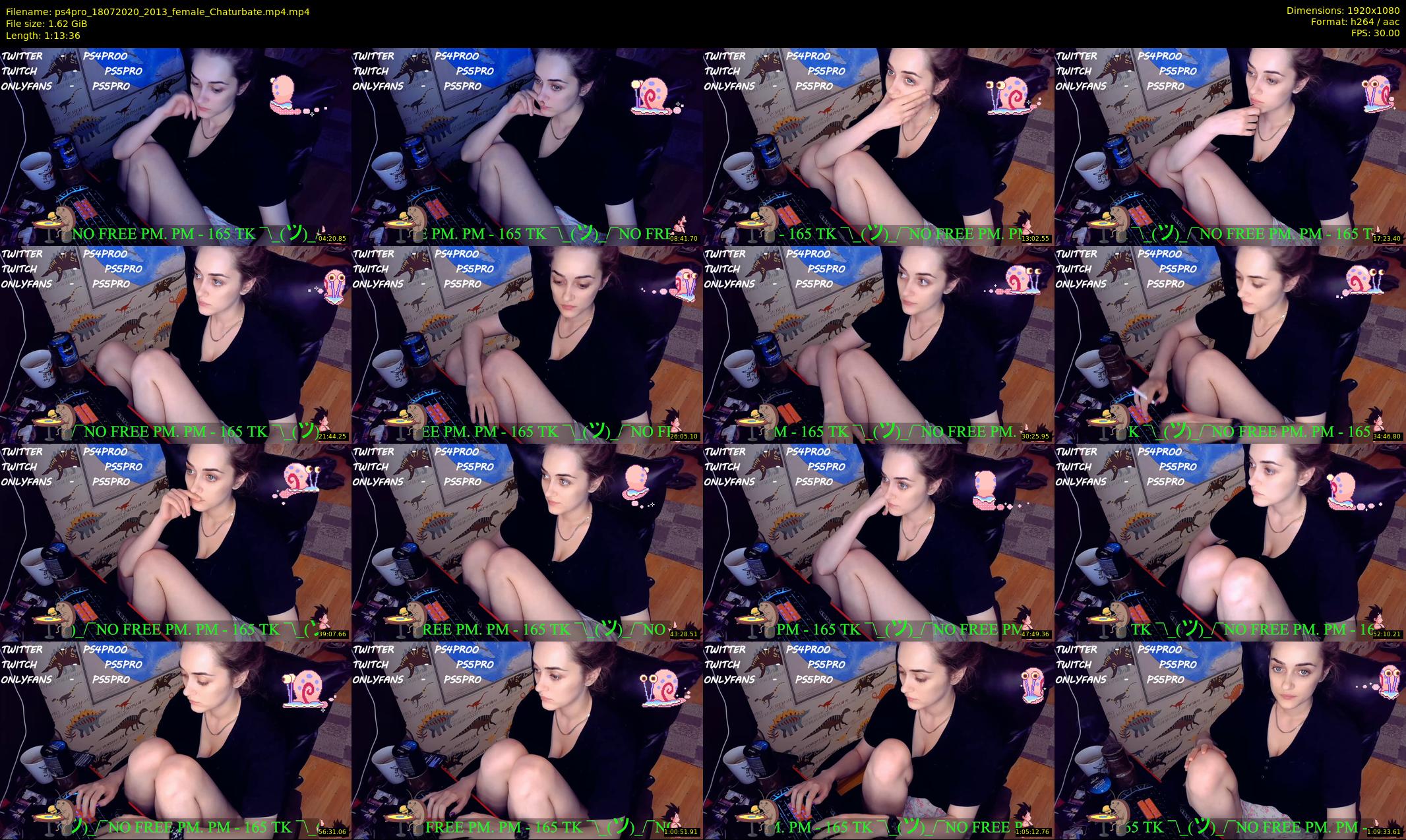 ps4pro — 74 minute Chaturbate female cam show recording, 1080p, Jul 18, 2020