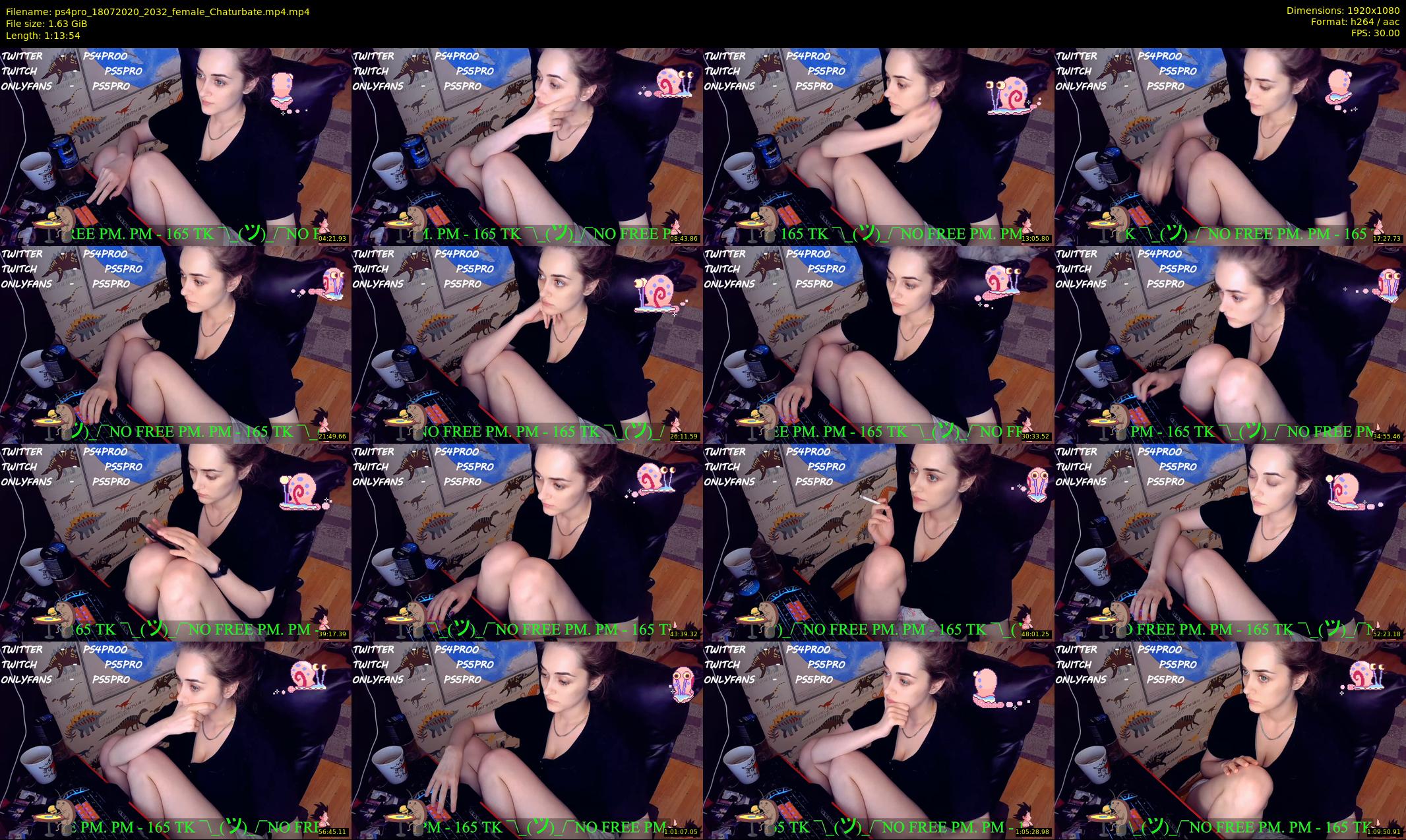 ps4pro — 74 minute Chaturbate female cam show recording, 1080p, Jul 18, 2020