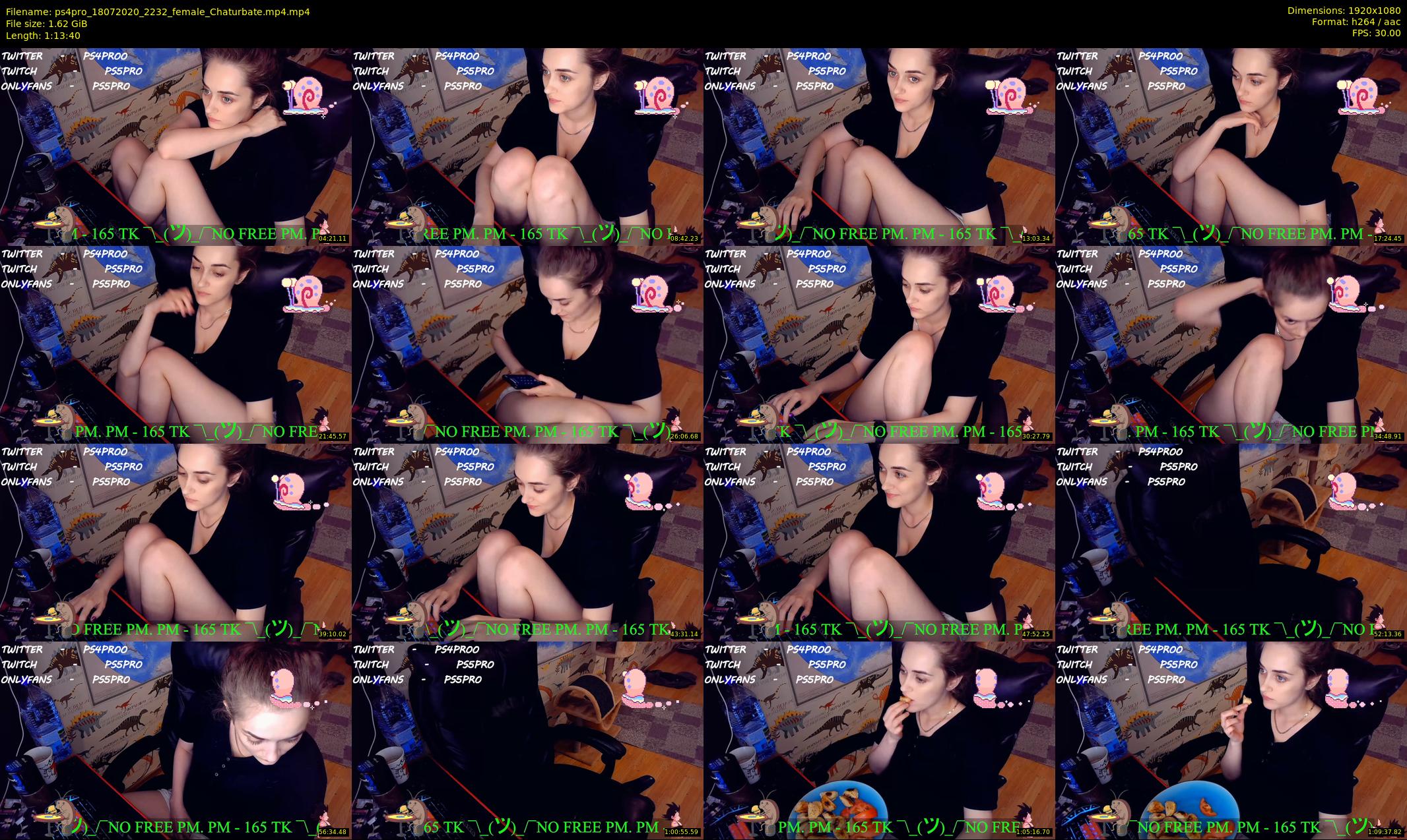 ps4pro — 74 minute Chaturbate female cam show recording, 1080p, Jul 18, 2020