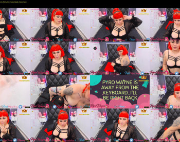 pyrowayne — 55 minute Chaturbate female cam show recording, 720p, Jul 19, 2020
