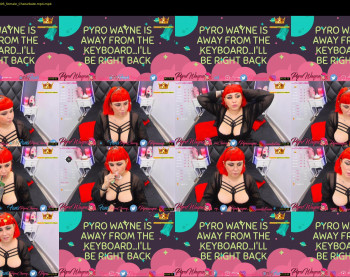 pyrowayne — 54 minute Chaturbate female cam show recording, 720p, Jul 19, 2020