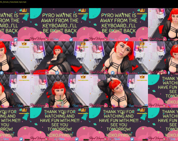 pyrowayne — 53 minute Chaturbate female cam show recording, 720p, Jul 19, 2020