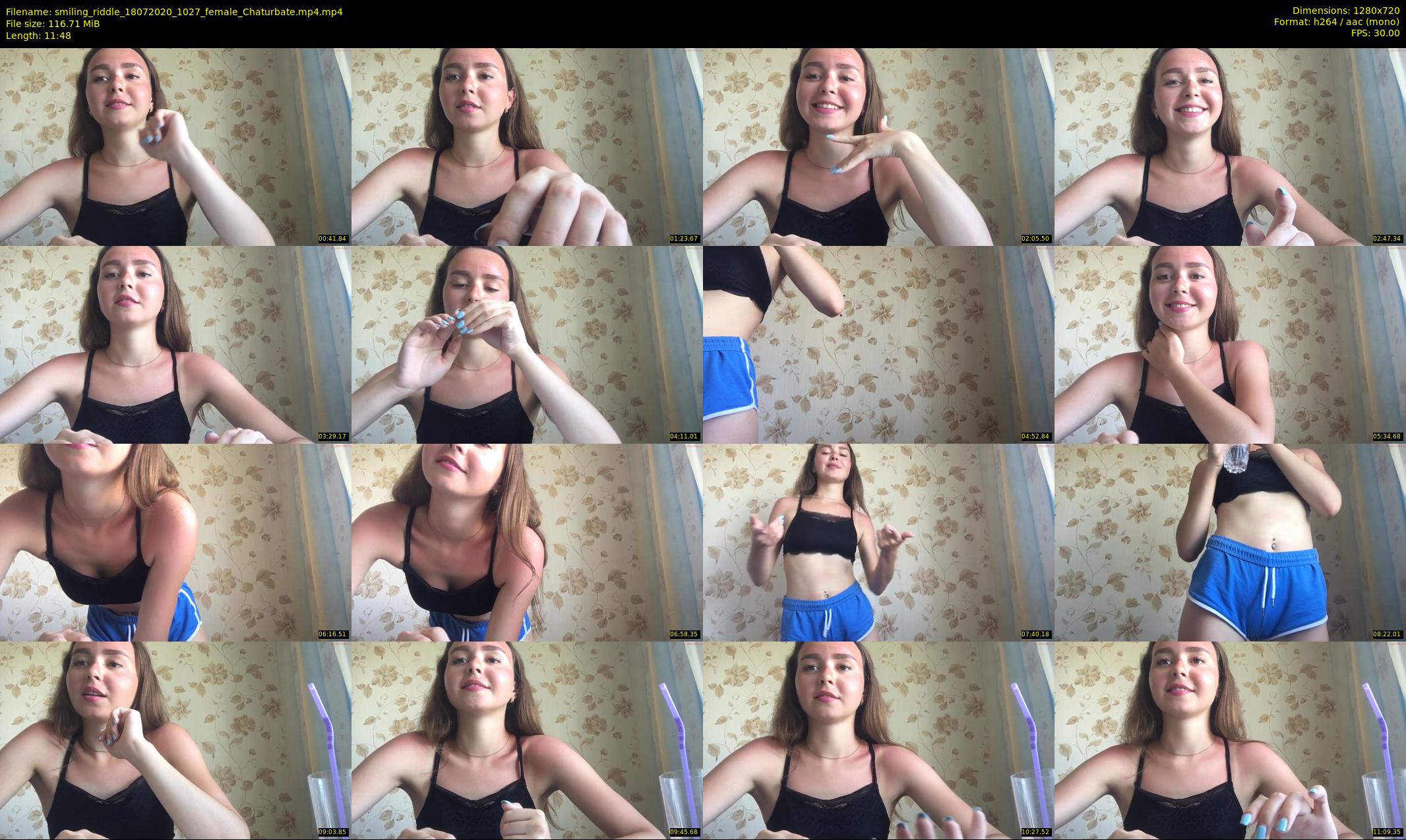 smiling_riddle — 12 minute Chaturbate female cam show recording, 720p, Jul 18, 2020