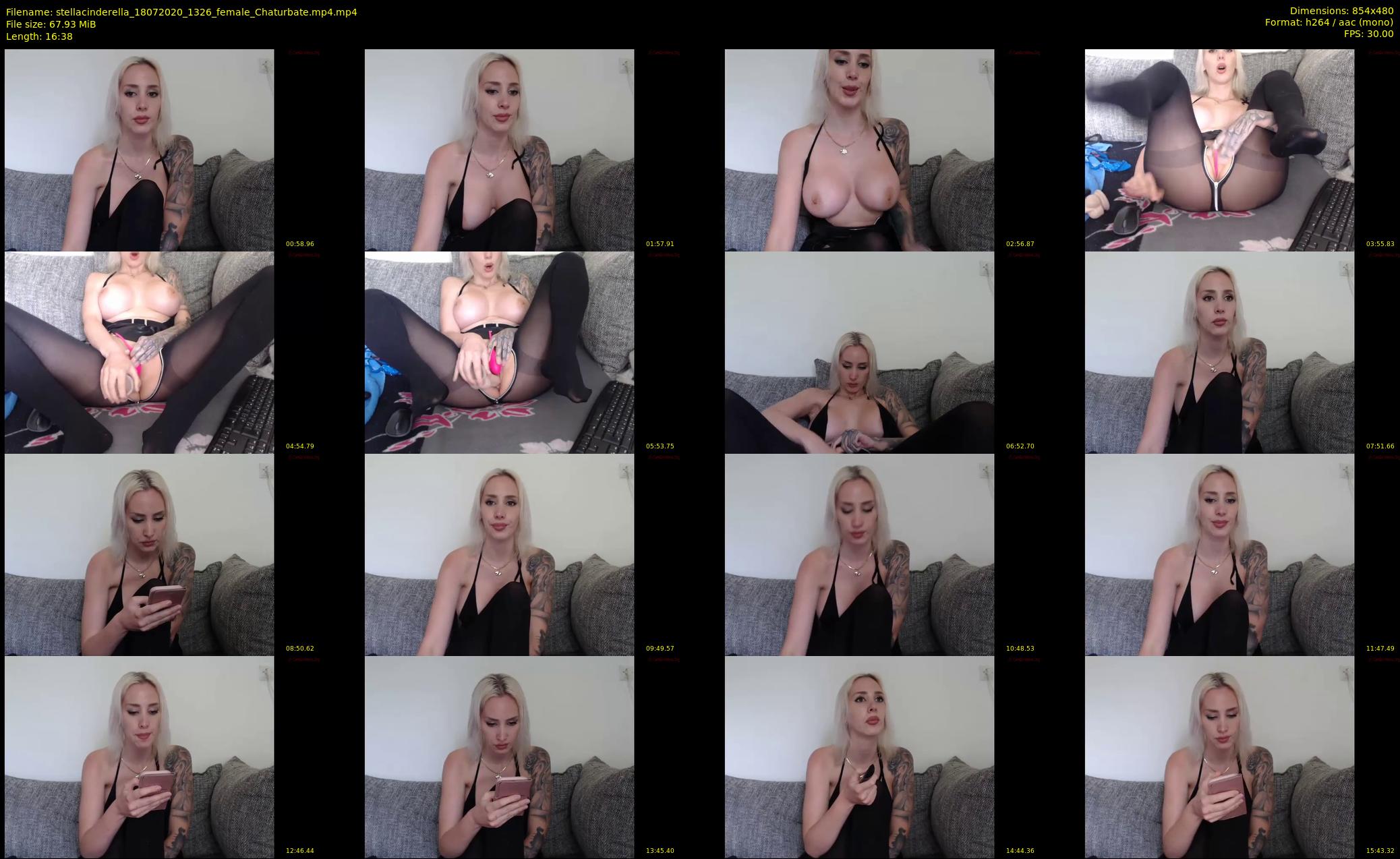 stellacinderella — 17 minute Chaturbate female cam show recording, 480p, Jul 18, 2020