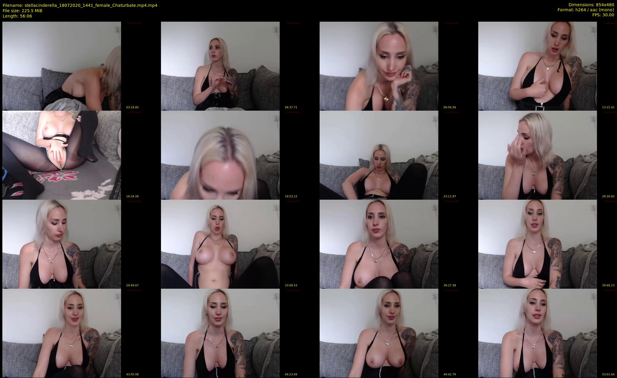 stellacinderella — 57 minute Chaturbate female cam show recording, 480p, Jul 18, 2020