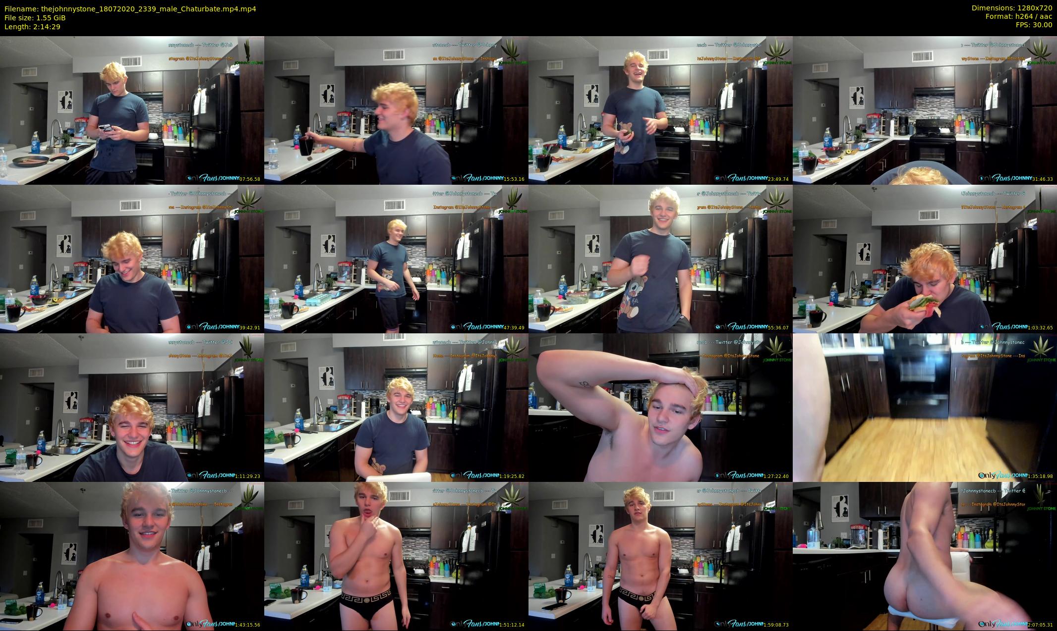 thejohnnystone — 135 minute Chaturbate male cam show recording, 720p, Jul 18, 2020