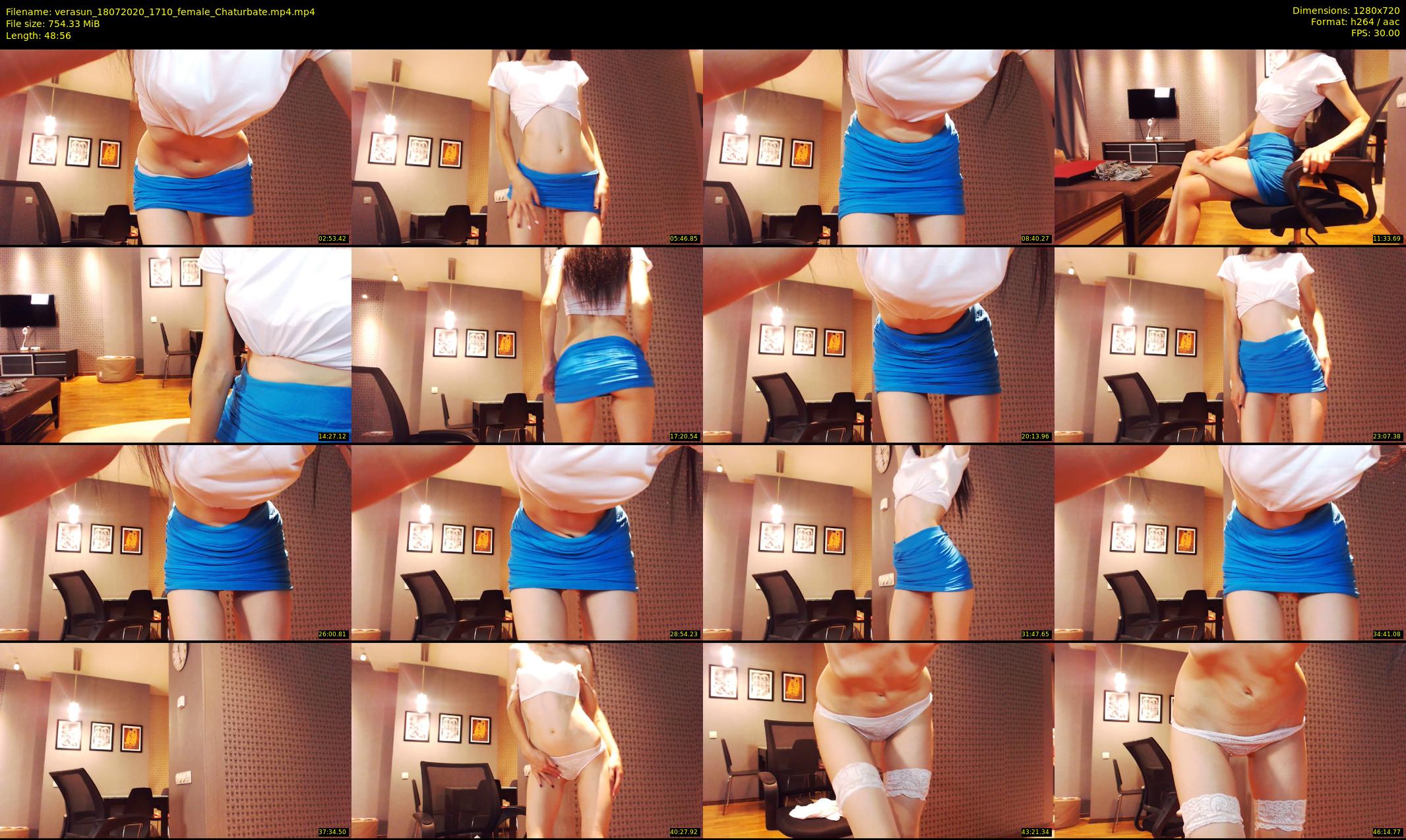 verasun — 49 minute Chaturbate female cam show recording, 720p, Jul 18, 2020