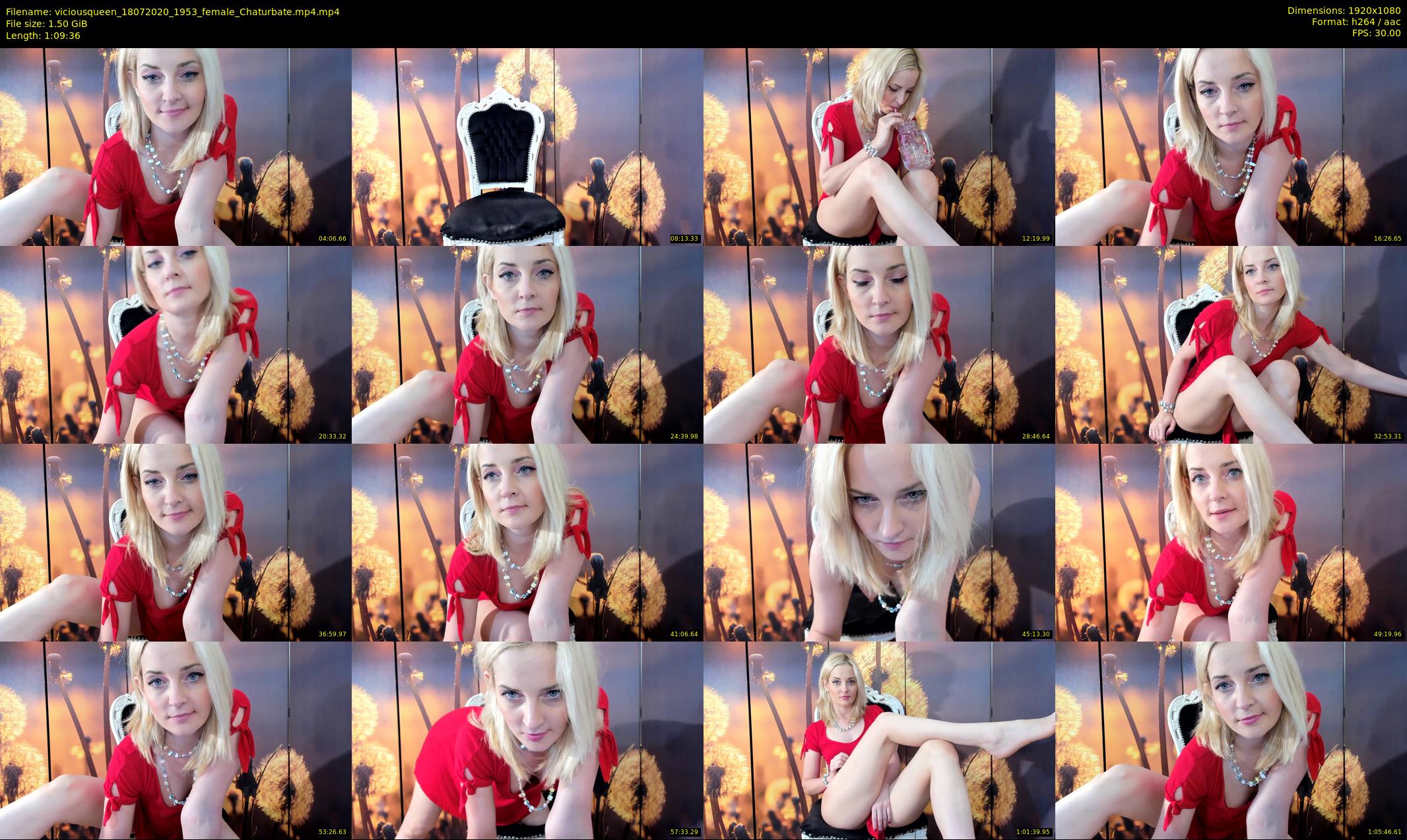 viciousqueen — 70 minute Chaturbate female cam show recording, 1080p, Jul 18, 2020