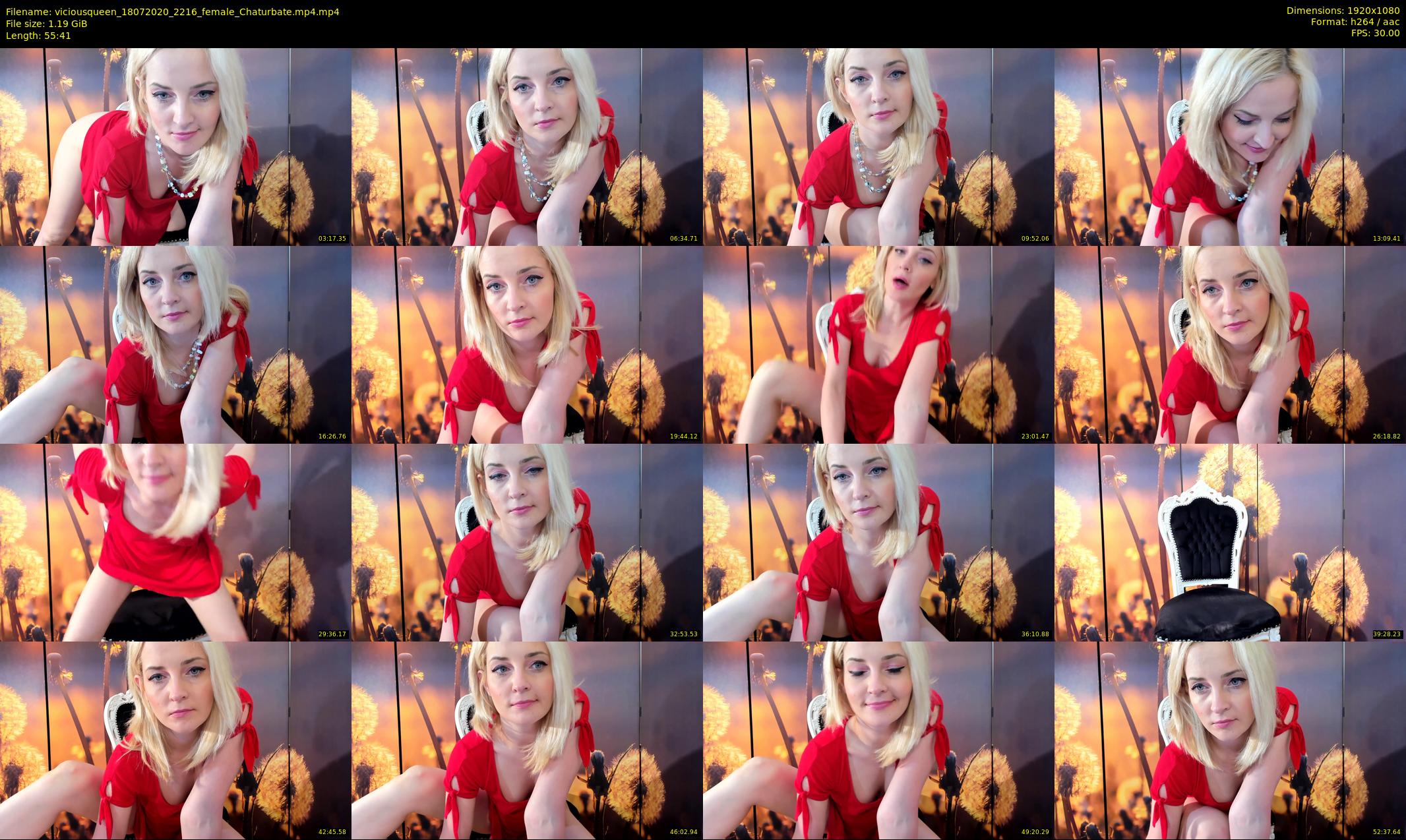 viciousqueen — 56 minute Chaturbate female cam show recording, 1080p, Jul 18, 2020