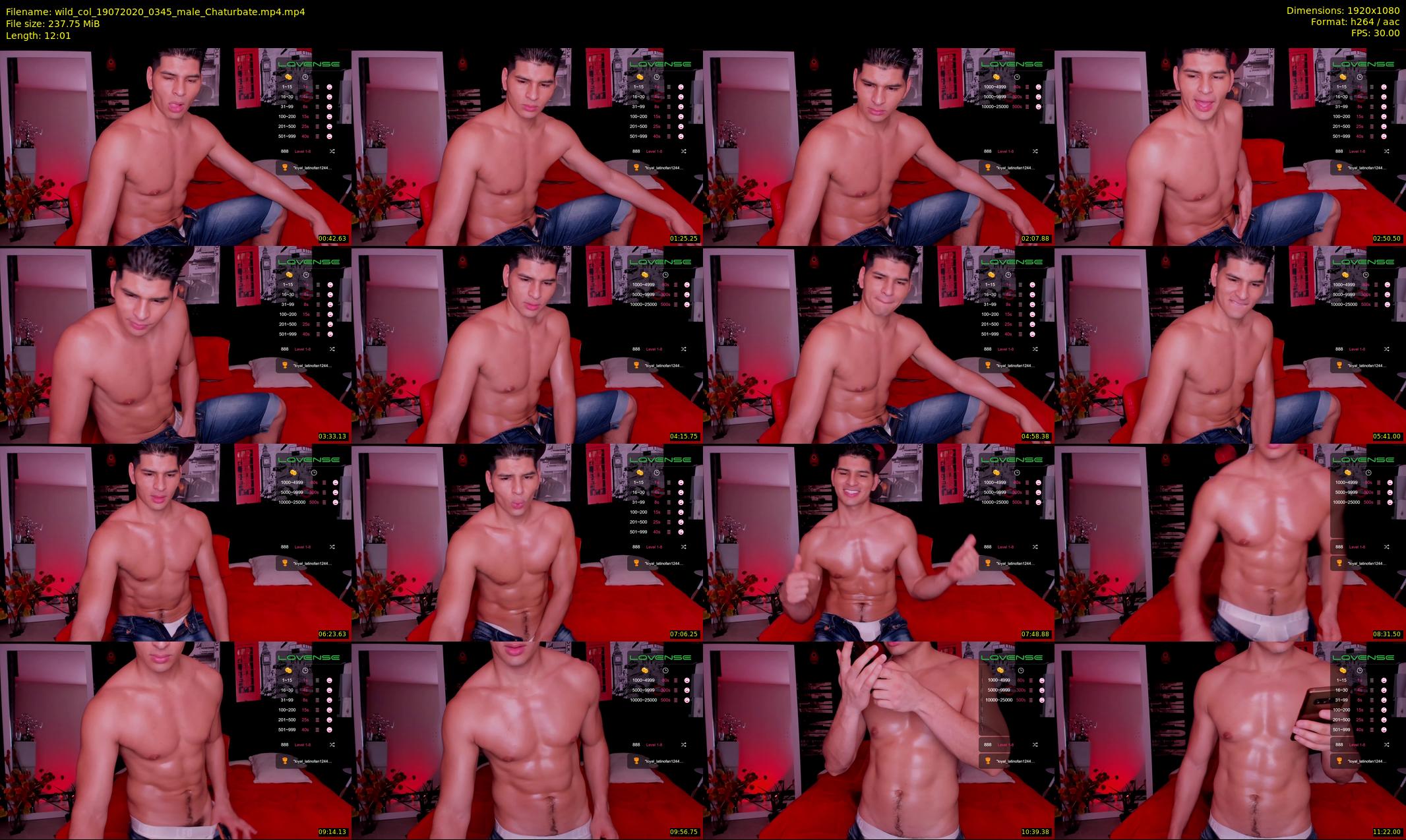 wild_col — 13 minute Chaturbate male cam show recording, 1080p, Jul 19, 2020