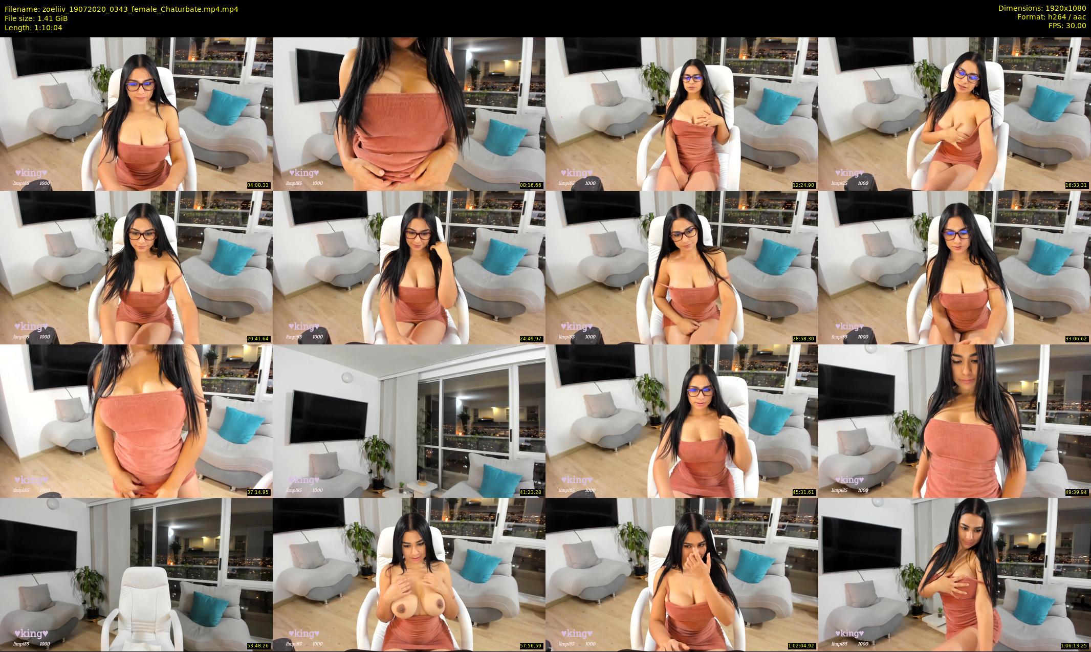zoeliiv — 71 minute Chaturbate female cam show recording, 1080p, Jul 19, 2020
