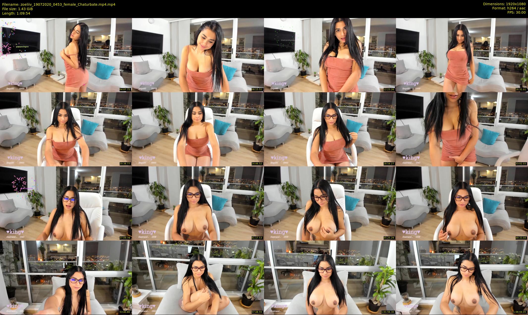 zoeliiv — 70 minute Chaturbate female cam show recording, 1080p, Jul 19, 2020