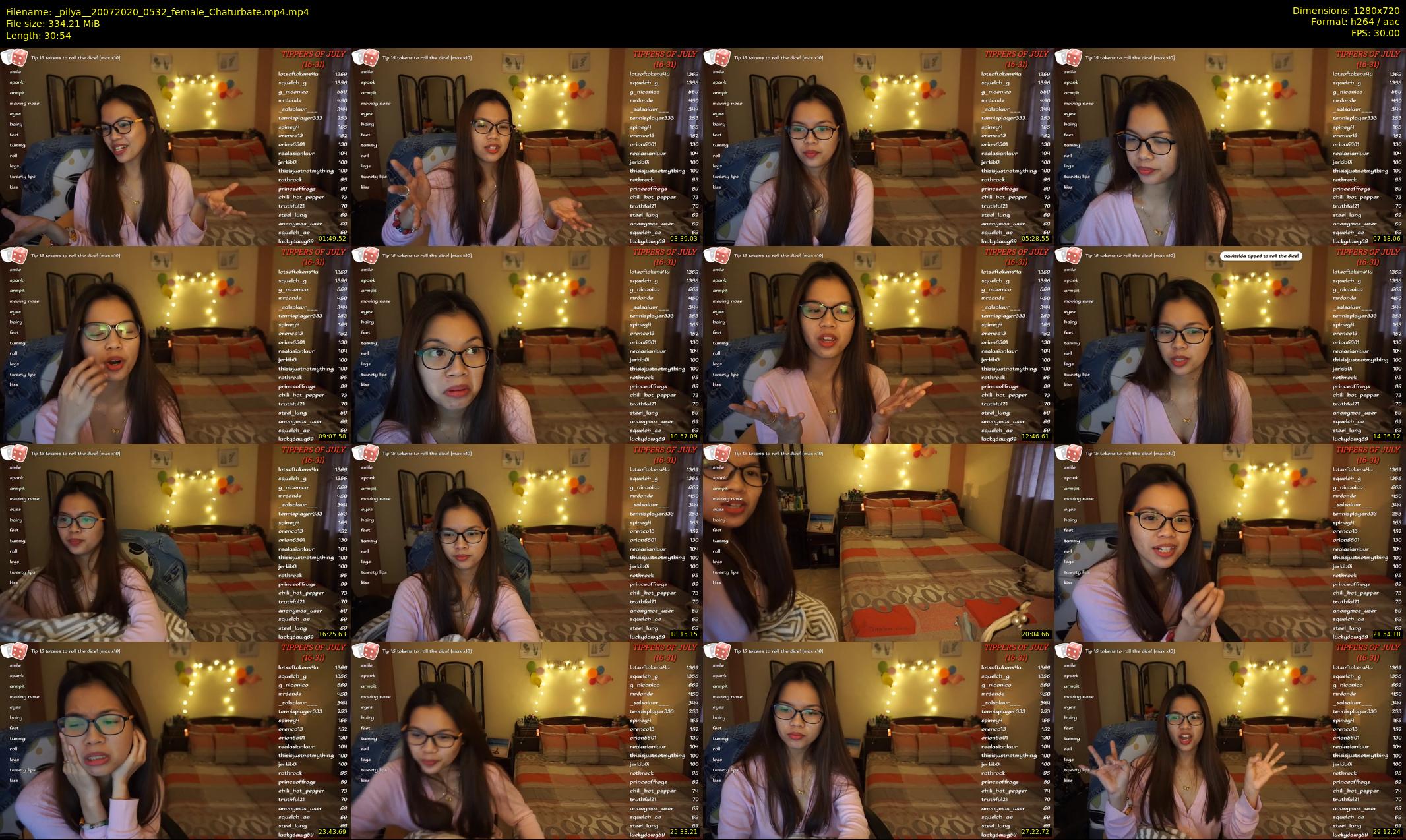 _pilya_ — 31 minute Chaturbate female cam show recording, 720p, Jul 20, 2020