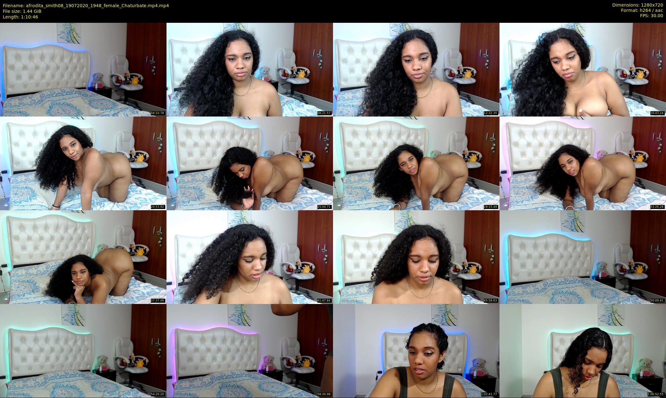 afrodita_smith08 — 71 minute Chaturbate female cam show recording, 720p, Jul 19, 2020