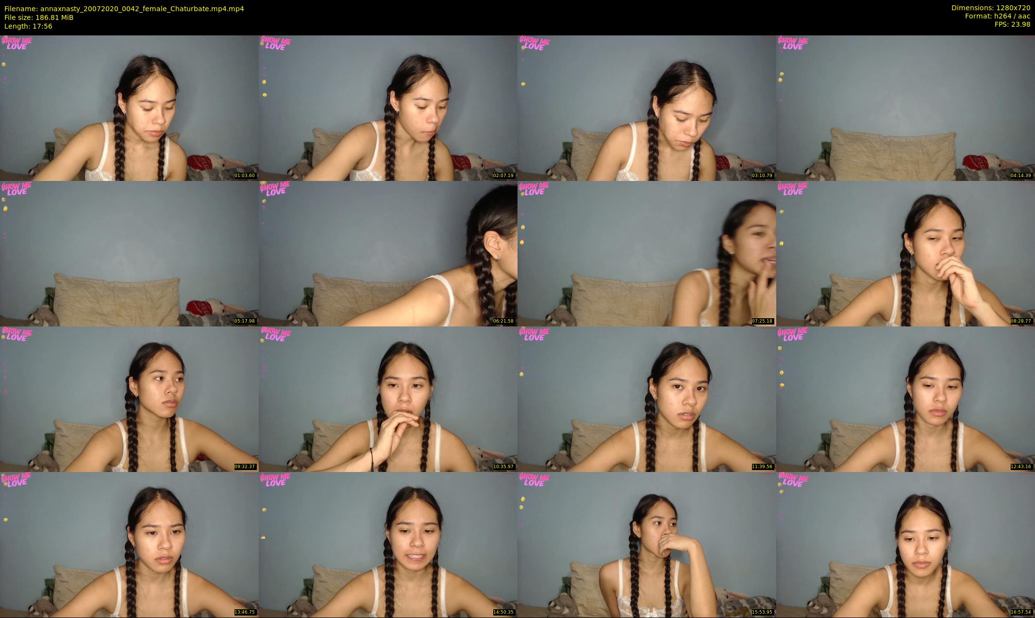 annaxnasty — 18 minute Chaturbate female cam show recording, 720p, Jul 20, 2020