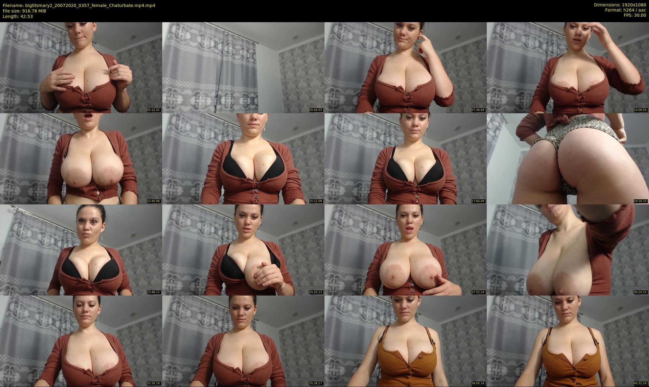 bigtitsmary2 — 43 minute Chaturbate female cam show recording, 1080p, Jul 20, 2020