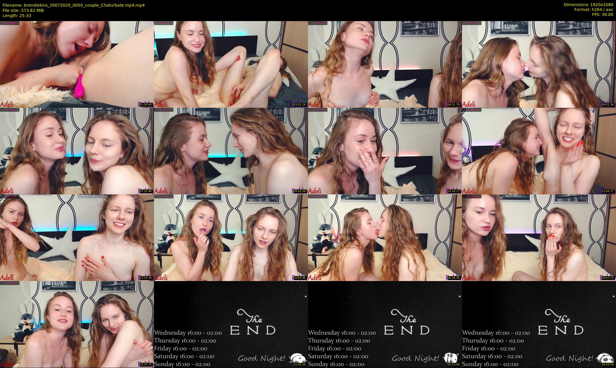 brendiekira — 26 minute Chaturbate couple cam show recording, 1080p, Jul 20, 2020