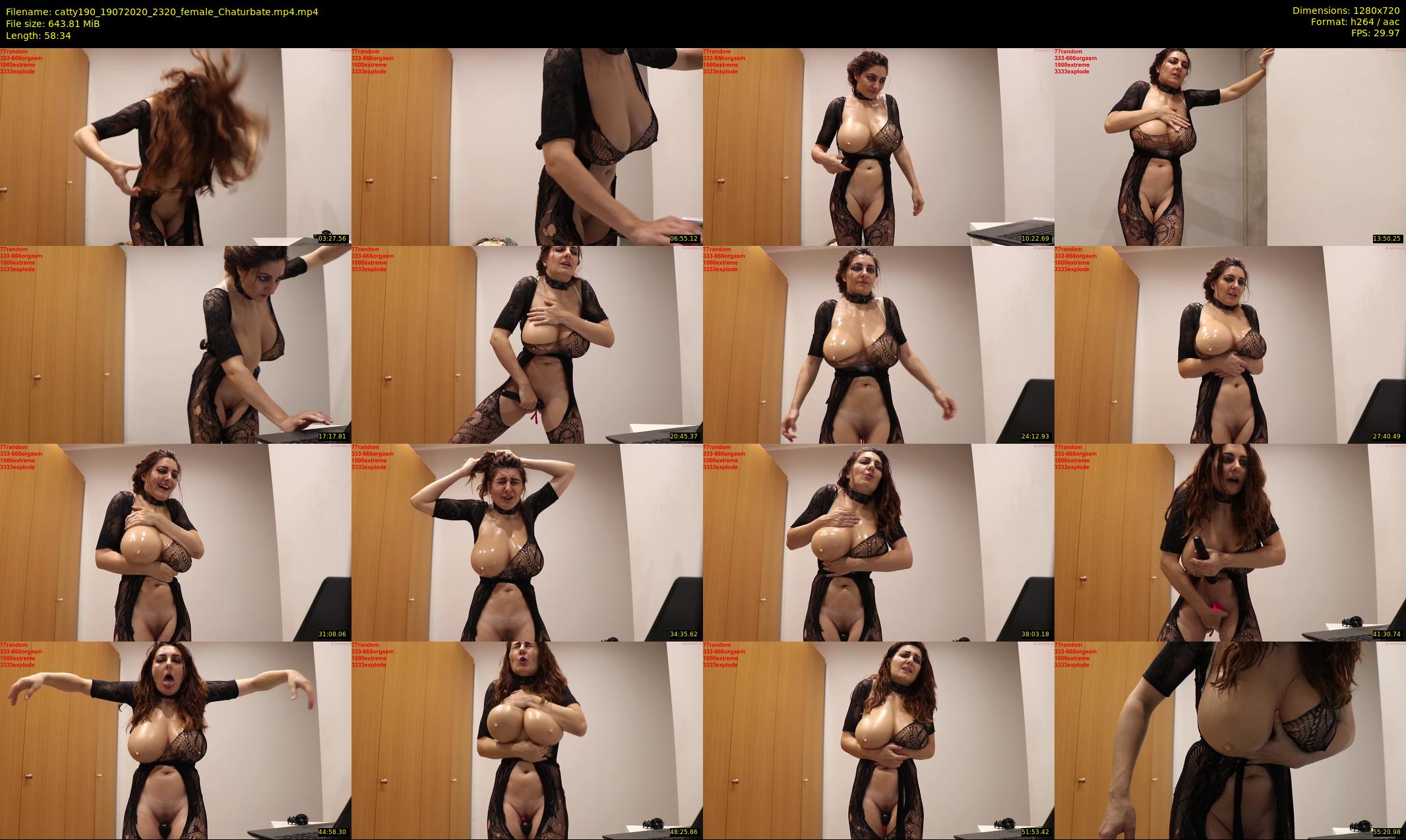 catty190 — 59 minute Chaturbate female cam show recording, 720p, Jul 19, 2020