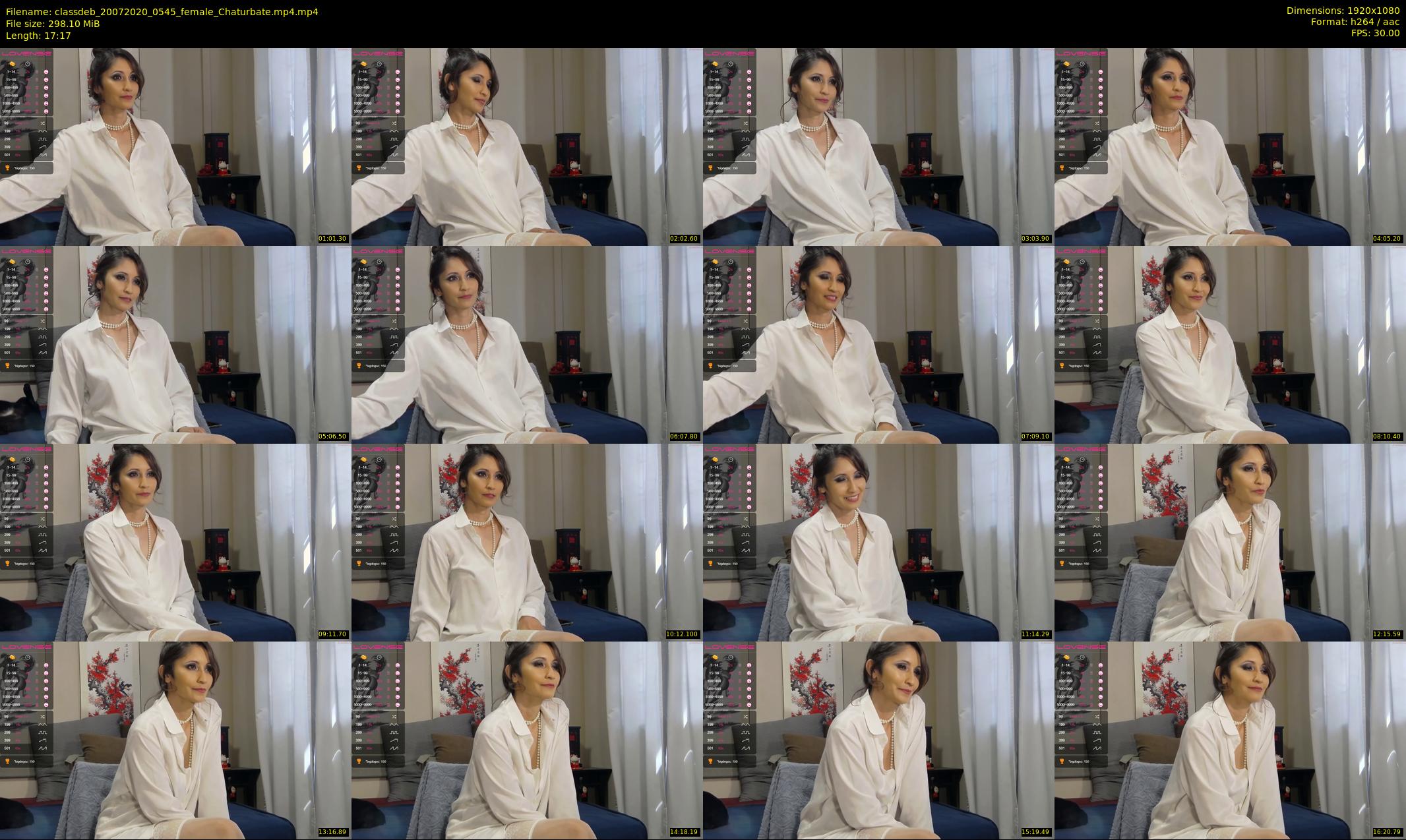 classdeb — 18 minute Chaturbate female cam show recording, 1080p, Jul 20, 2020