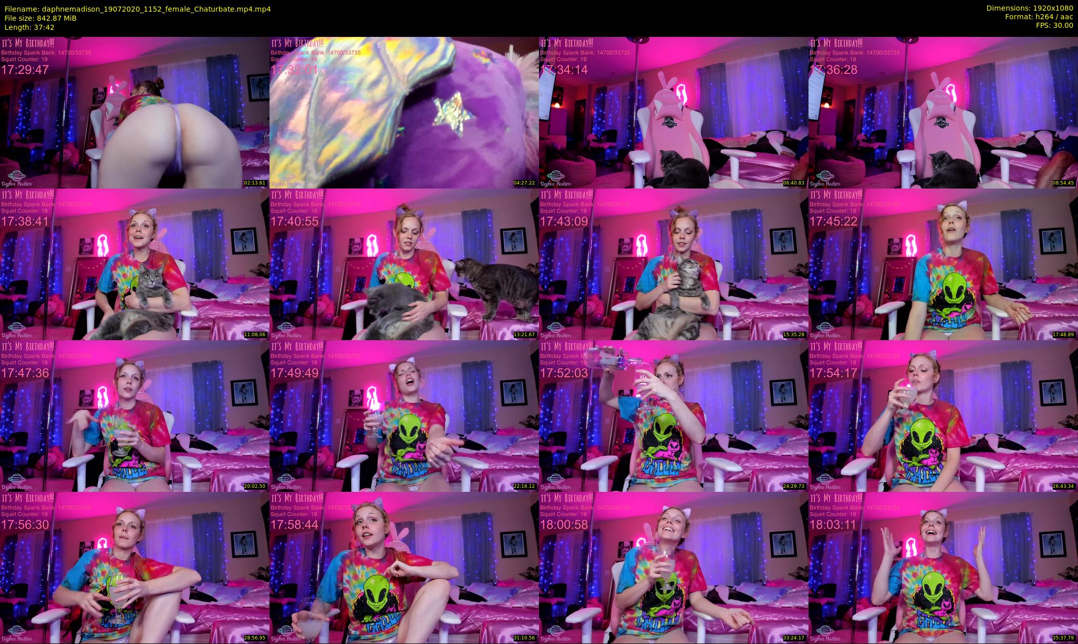daphnemadison — 38 minute Chaturbate couple cam show recording, 1080p, Jul 19, 2020