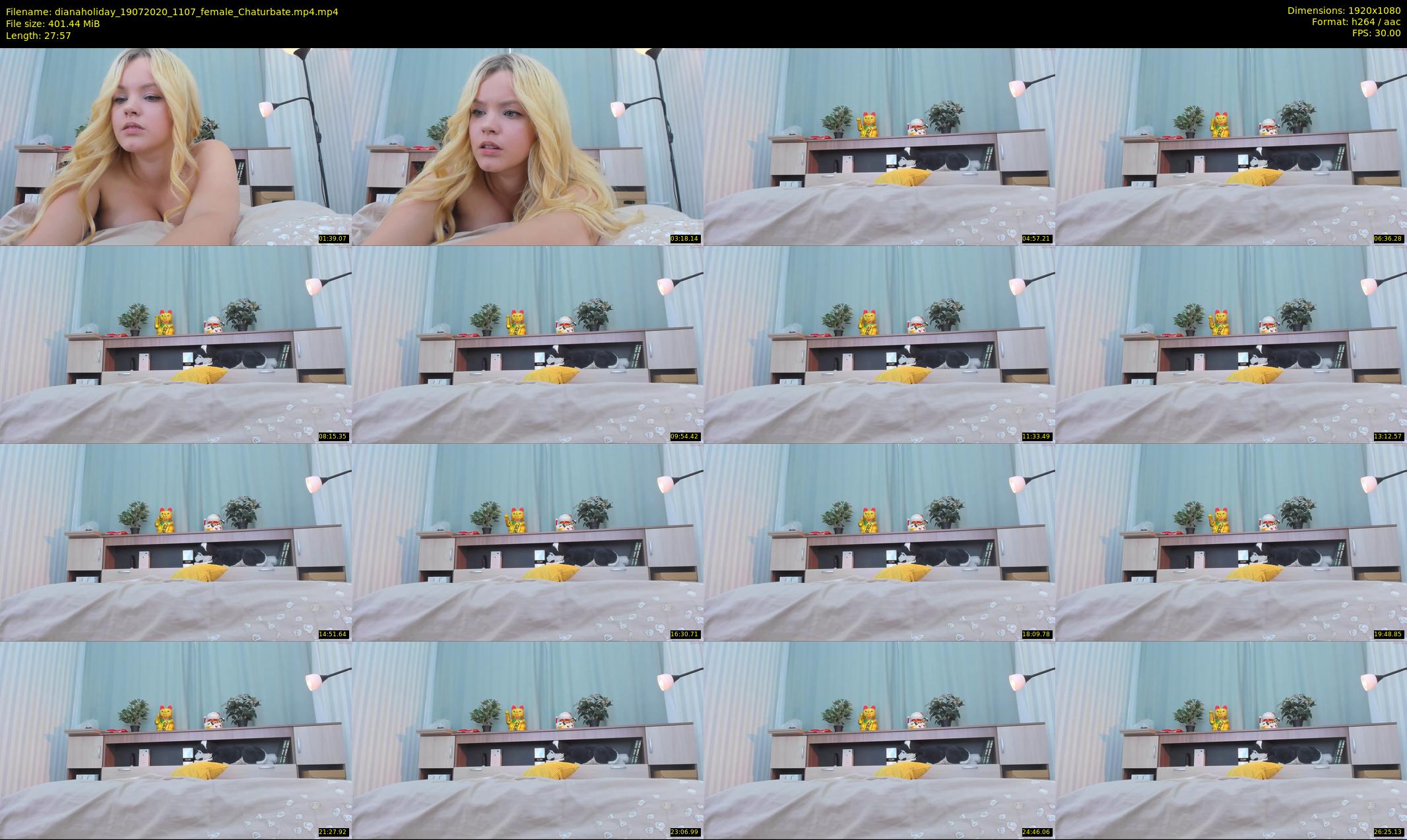 dianaholiday — 28 minute Chaturbate female cam show recording, 1080p, Jul 19, 2020