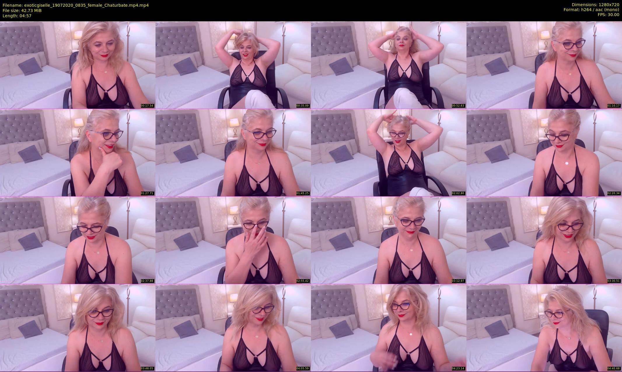exoticgiselle — 5 minute Chaturbate female cam show recording, 720p, Jul 19, 2020