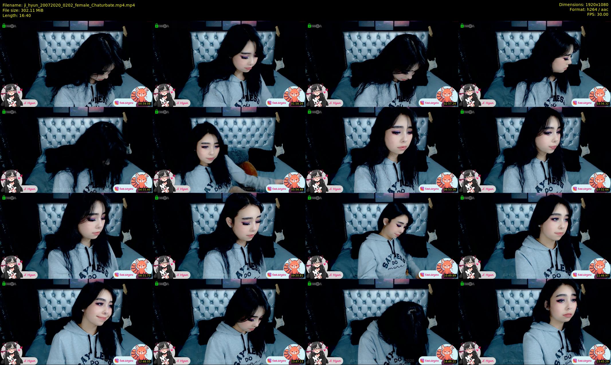 ji_hyun — 17 minute Chaturbate female cam show recording, 1080p, Jul 20, 2020