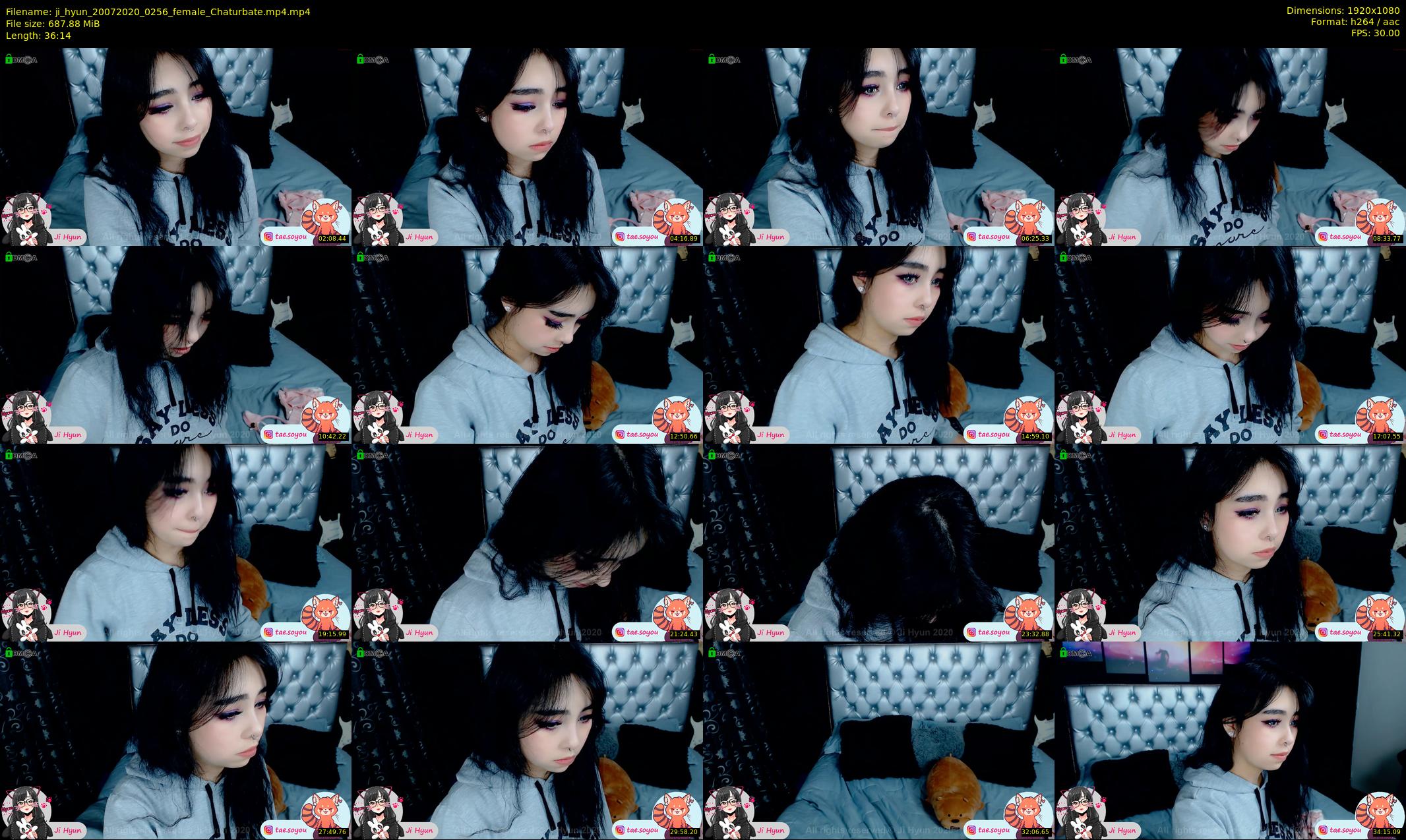 ji_hyun — 37 minute Chaturbate female cam show recording, 1080p, Jul 20, 2020
