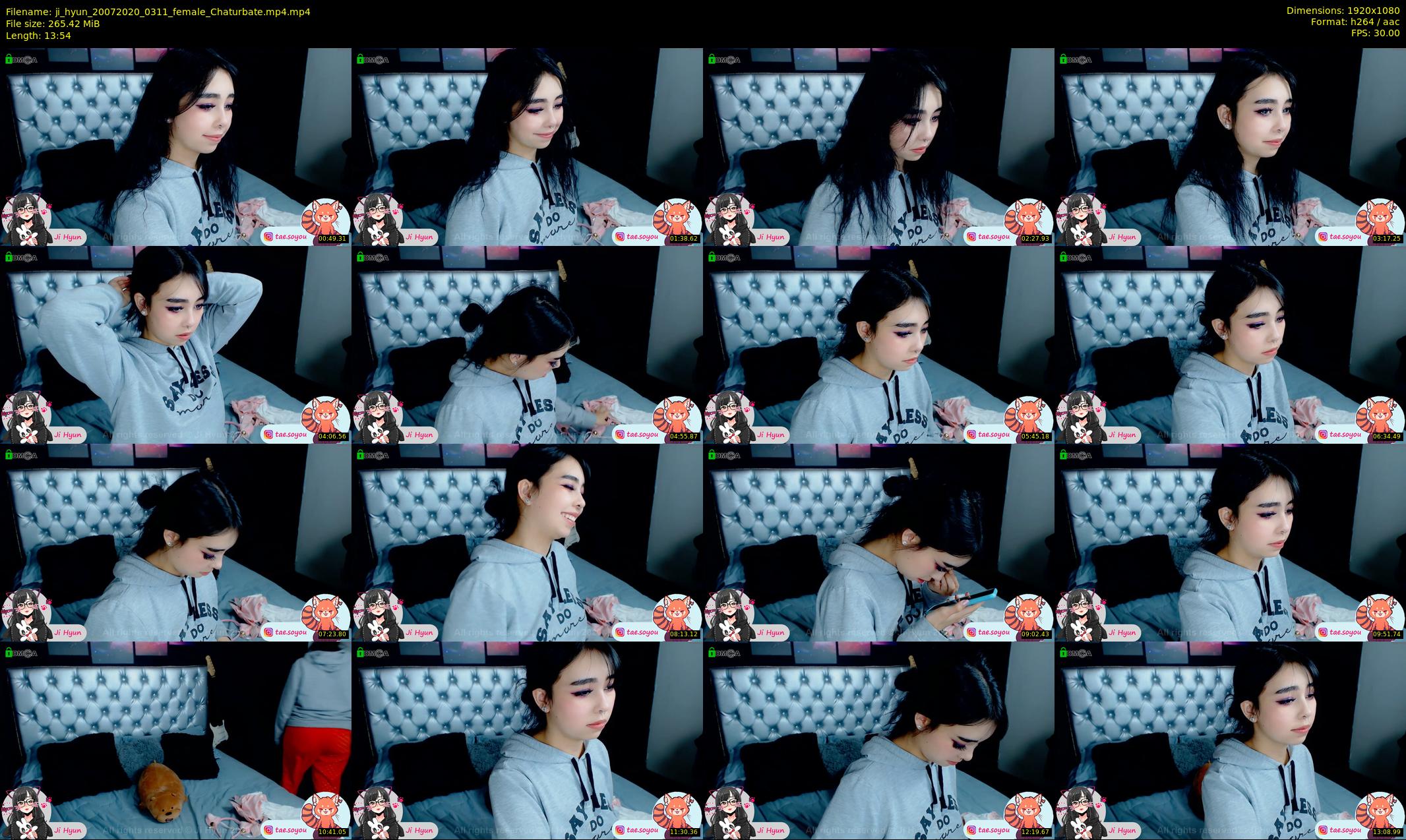 ji_hyun — 14 minute Chaturbate female cam show recording, 1080p, Jul 20, 2020