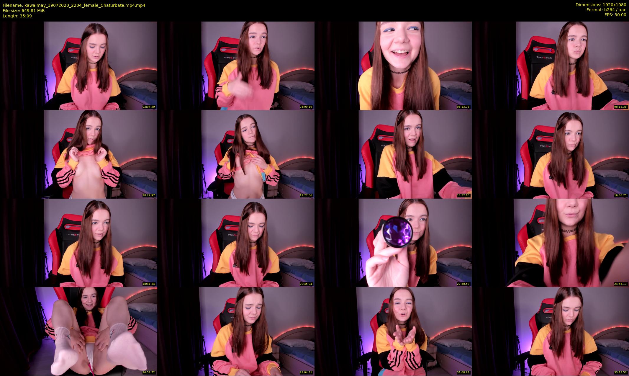 kawaimay — 36 minute Chaturbate female cam show recording, 1080p, Jul 19, 2020