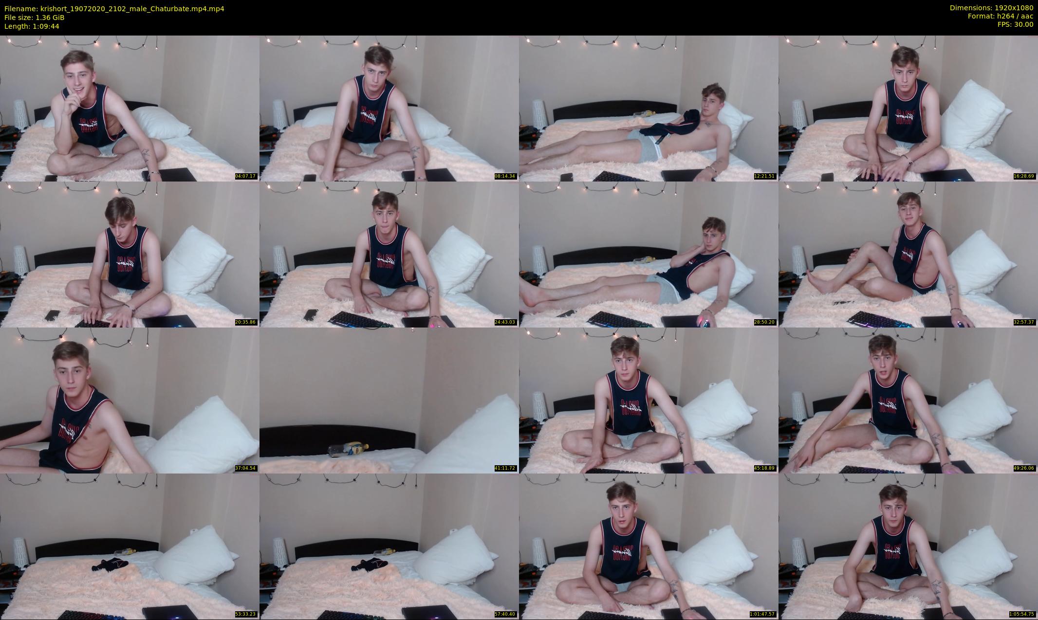 krishort — 70 minute Chaturbate male cam show recording, 1080p, Jul 19, 2020