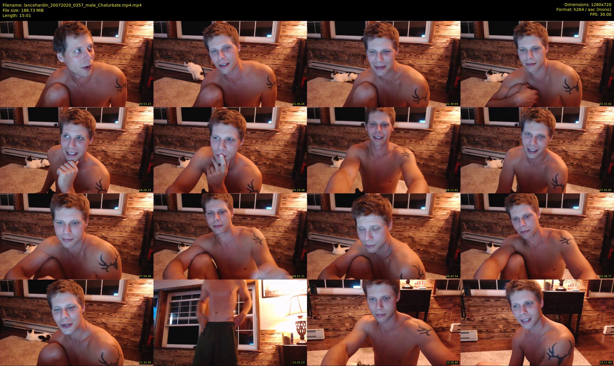 lancehardin — 16 minute Chaturbate male cam show recording, 720p, Jul 20, 2020