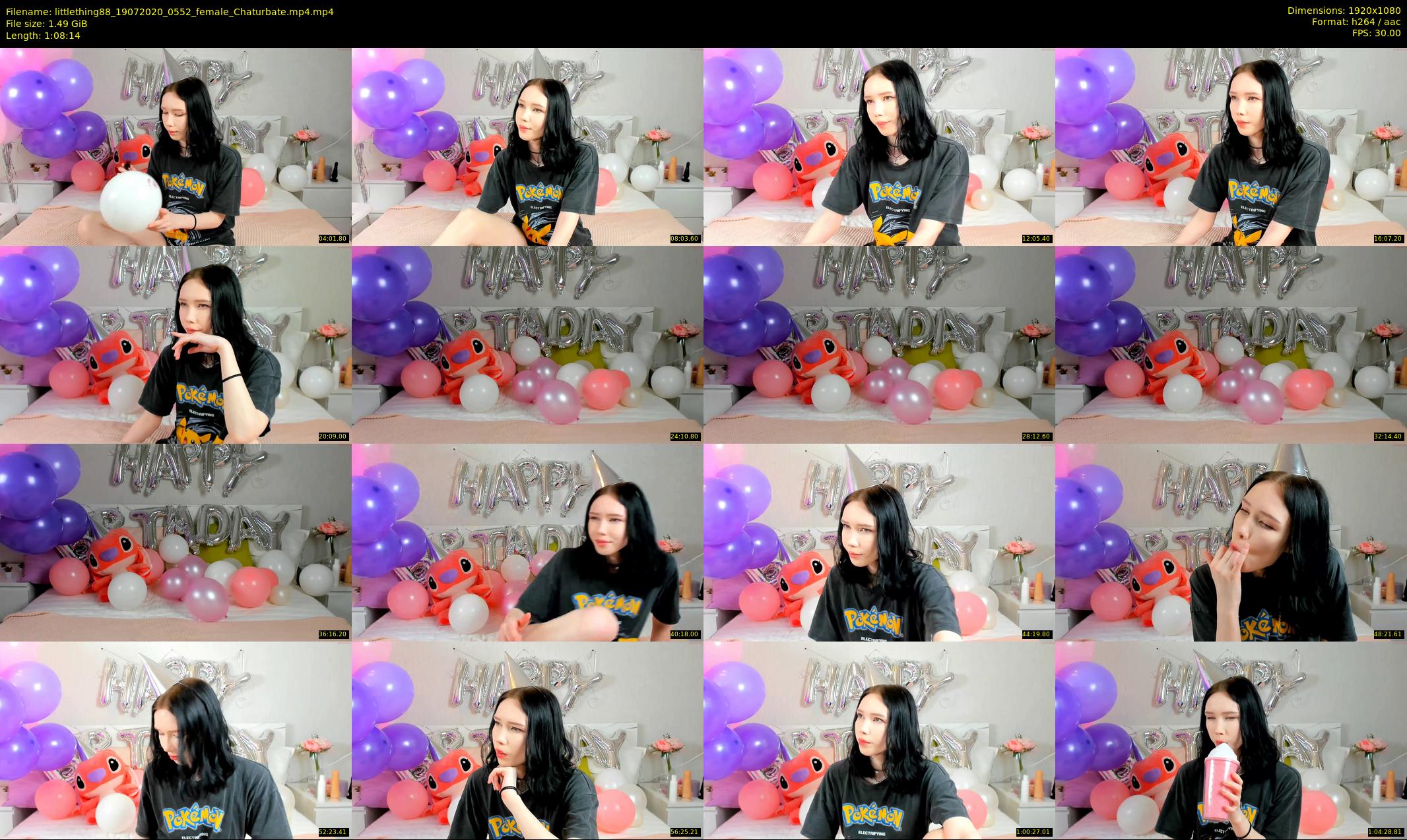 littlething88 — 69 minute Chaturbate female cam show recording, 1080p, Jul 19, 2020